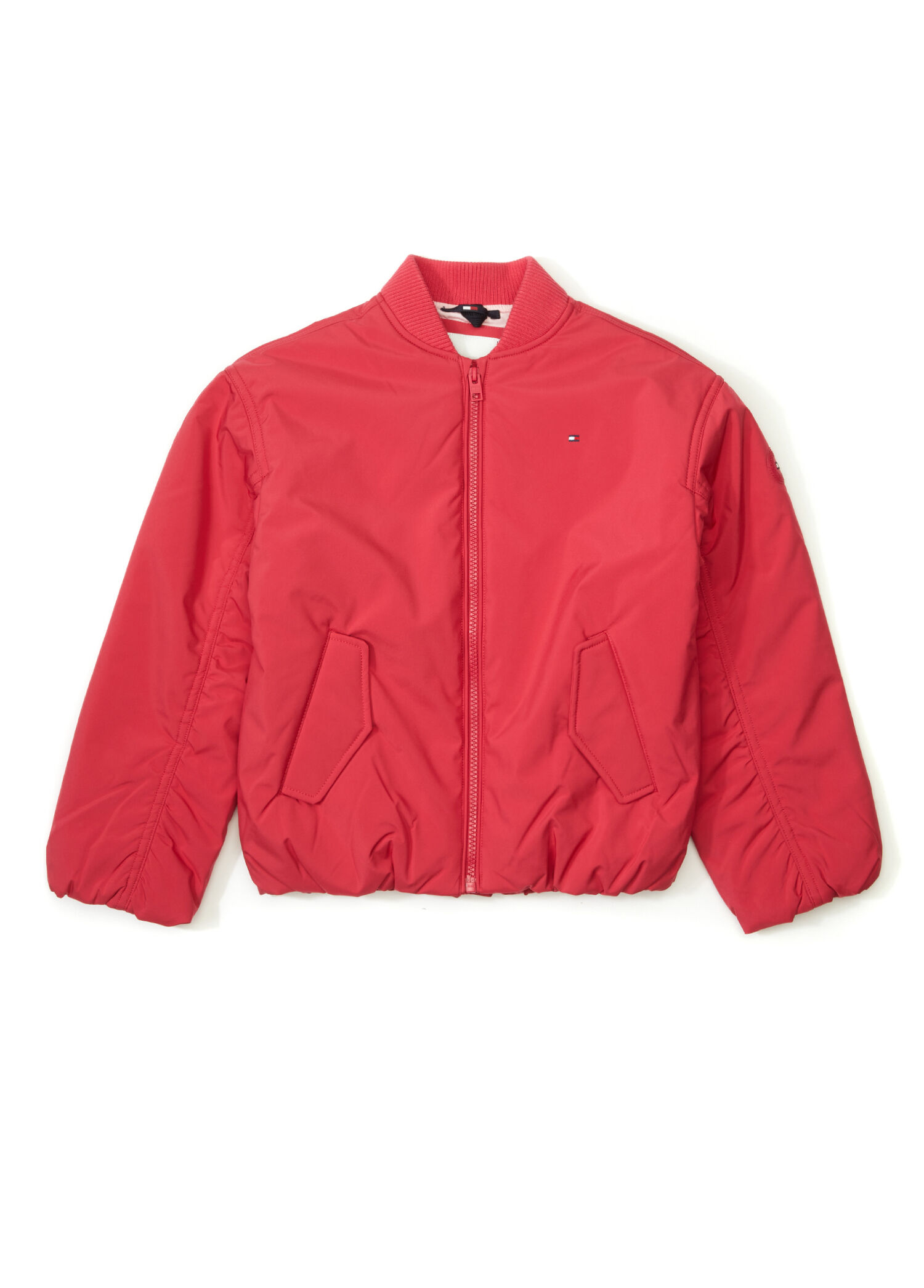 Essential Relaxed Kırmızı Kız Çocuk Bomber Ceket