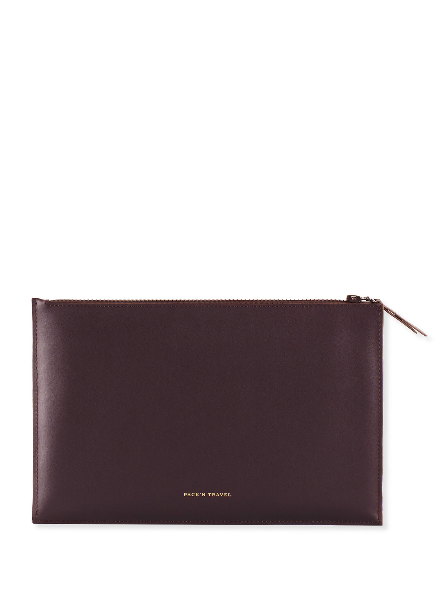 Mürdüm Deri Unisex Clutch El Çantası