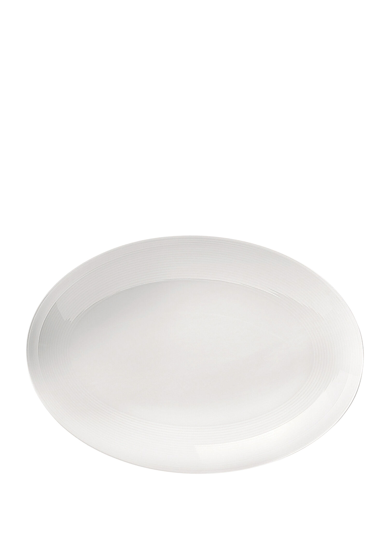 Loft Beyaz Oval Porselen Servis Tabağı 27 cm