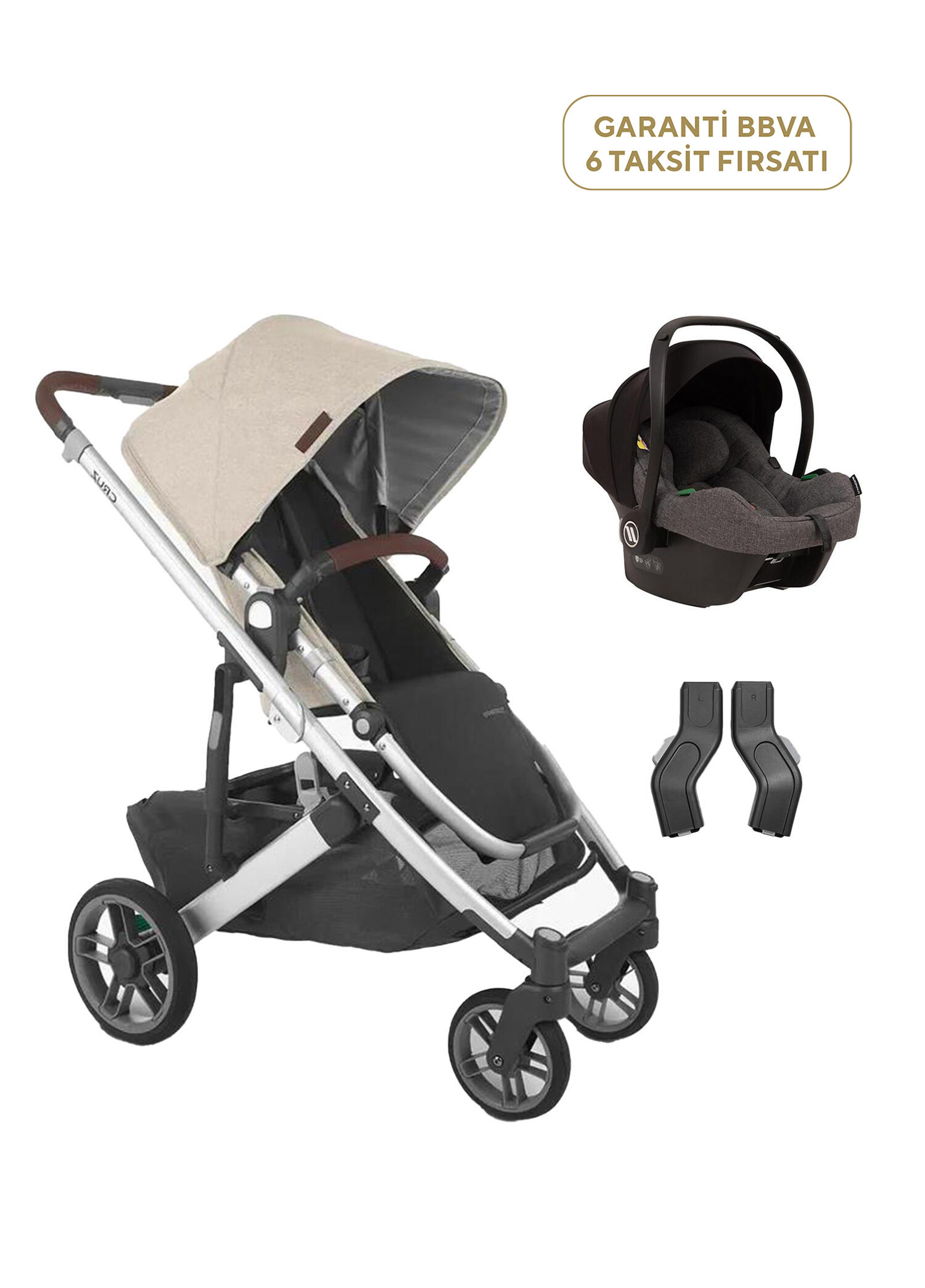 Cruz V2 Cosmo Declan Grey Seyahat Sistem Bebek Arabası