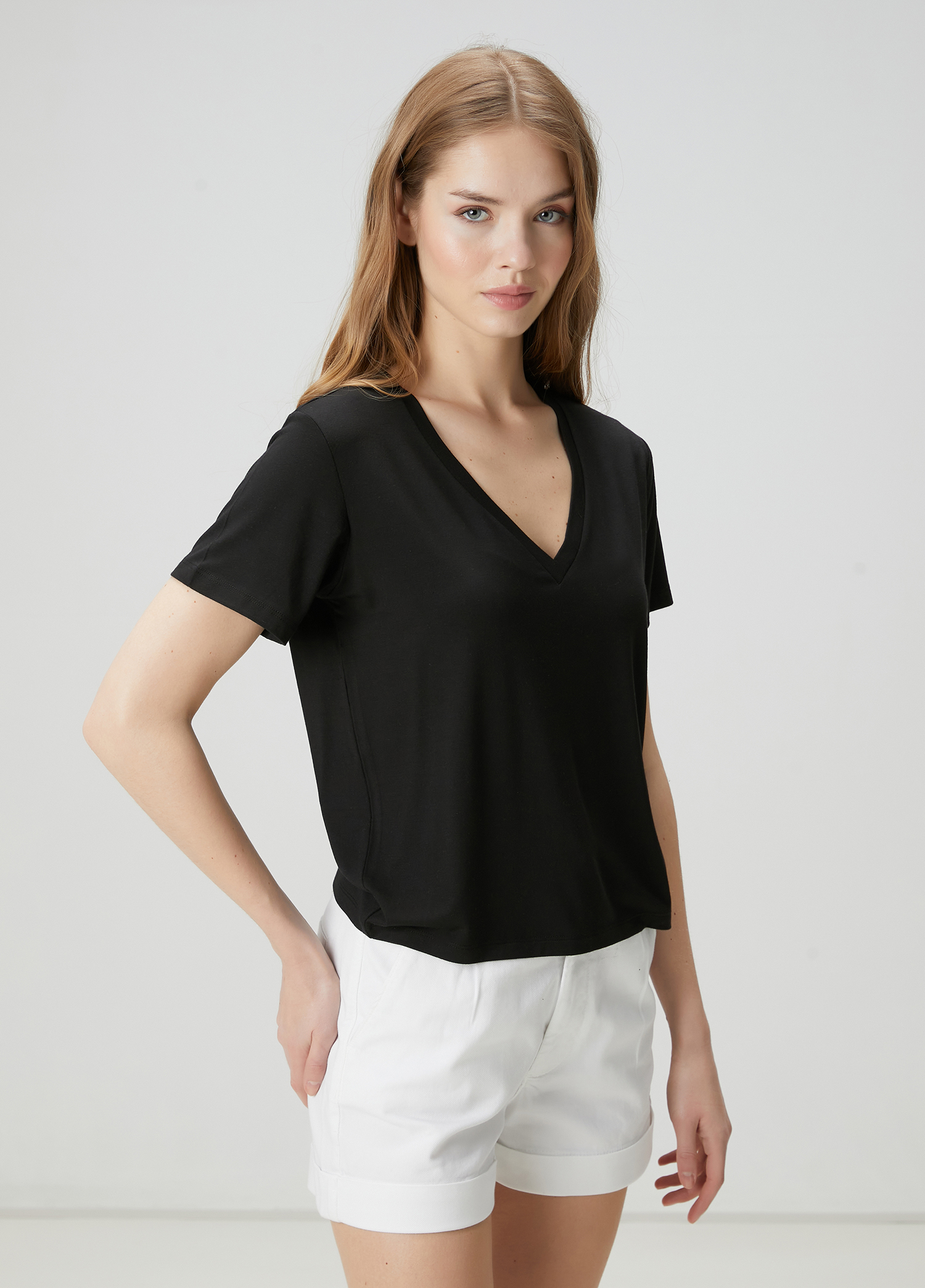 Siyah Modal T-shirt_2
