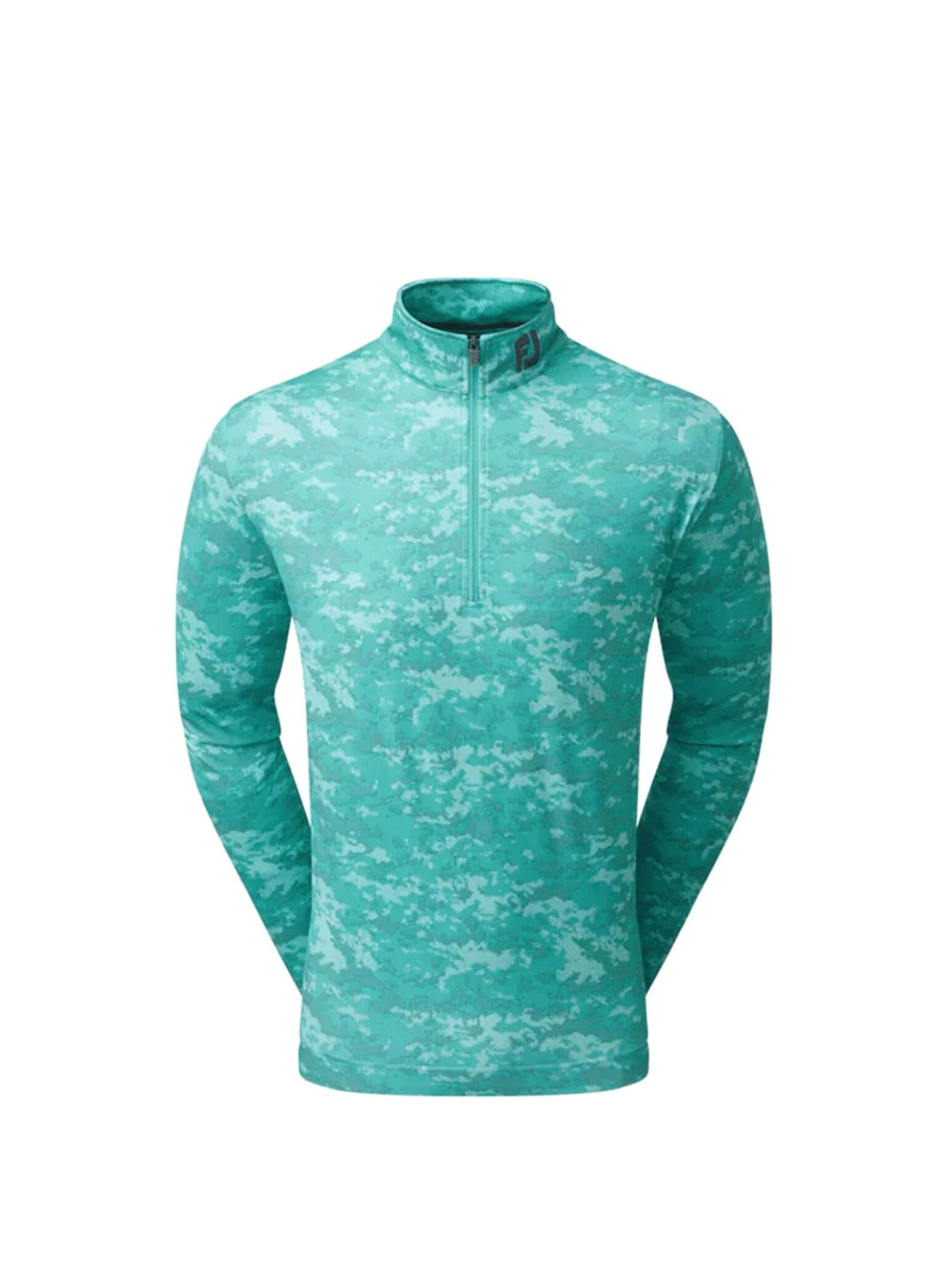 FootJoy Golf Bulut Kamuflaj Baskılı Mid Layer Mint 80114