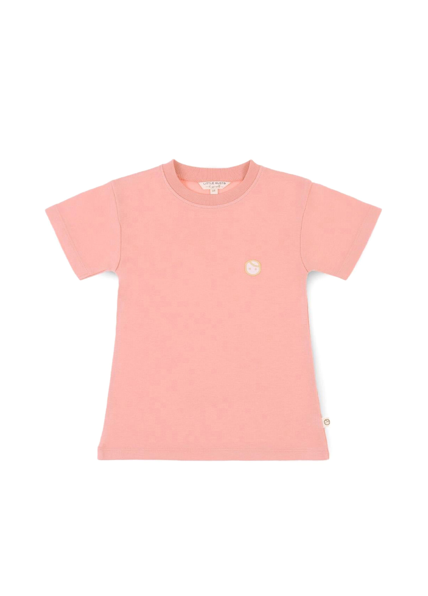 Pembe Bambu Kısa Kollu Kız Çocuk T-shirt