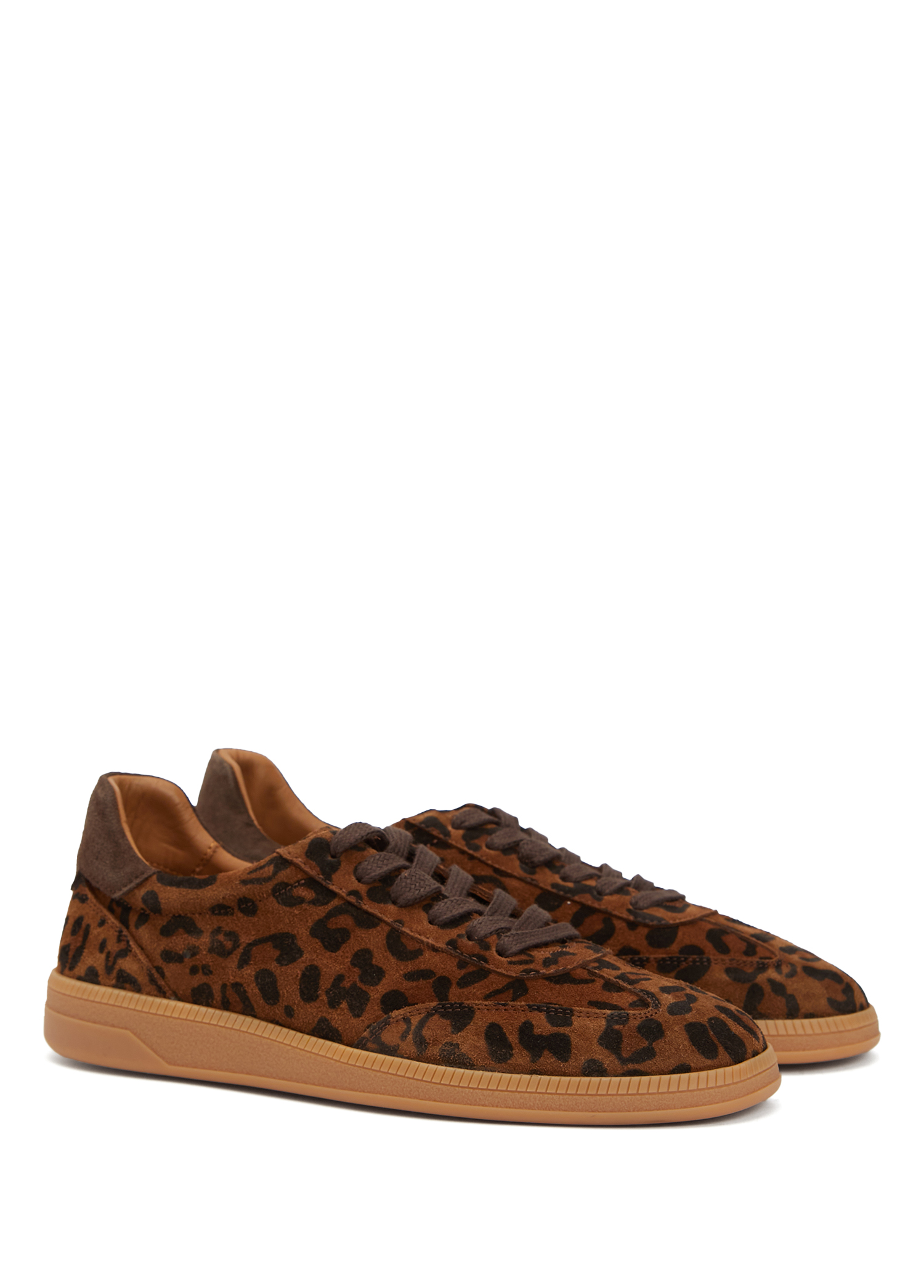 Leopar Kadın Deri Sneaker_1