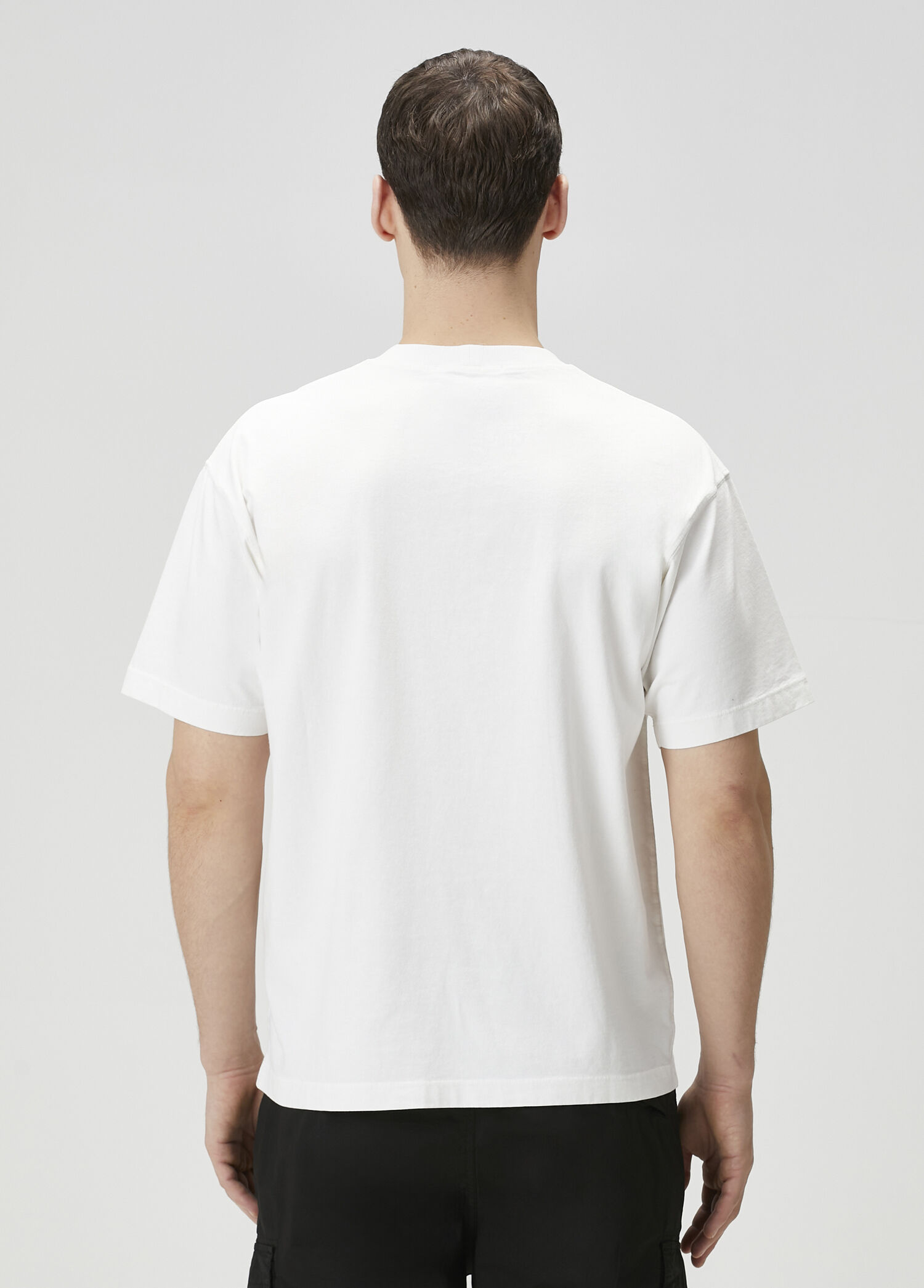 Stone Island Beyaz Erkek Beyaz Logo Detaylı T-shirt 1897661 | Beymen