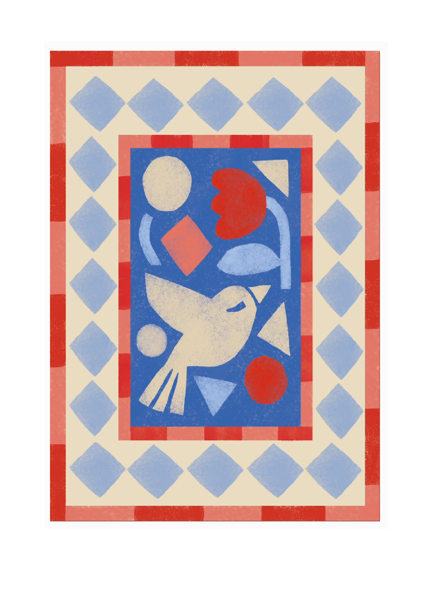 CouCou Renkli Desenli Çocuk Halısı 120 x 160 cm