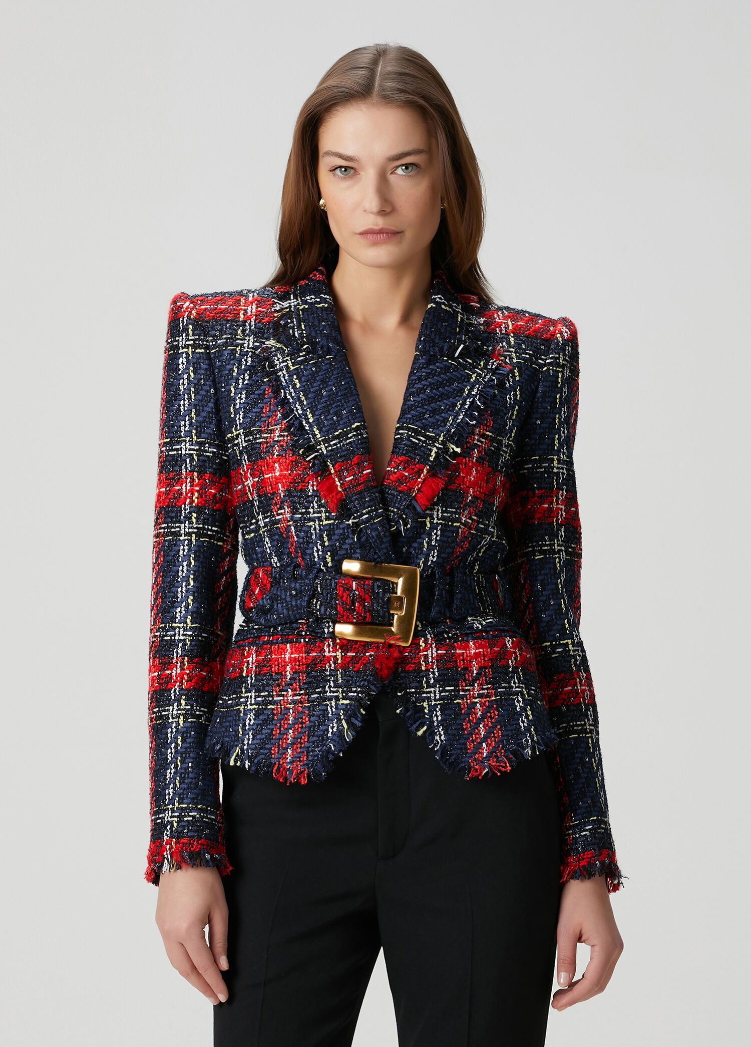 Çok Renkli Tweed Ceket