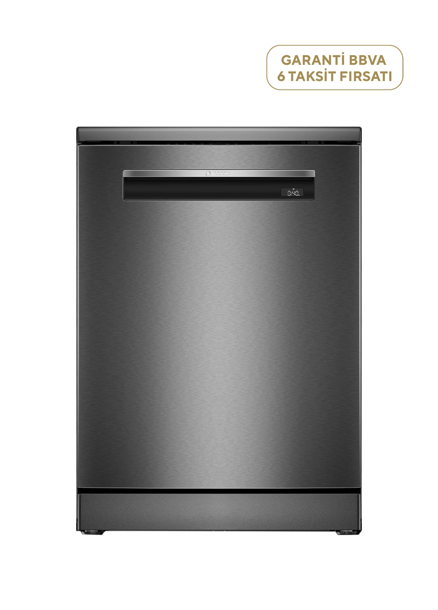 SMP6ENC60T Serie 6 Siyah İnox 6 Programlı Bulaşık Makinesi
