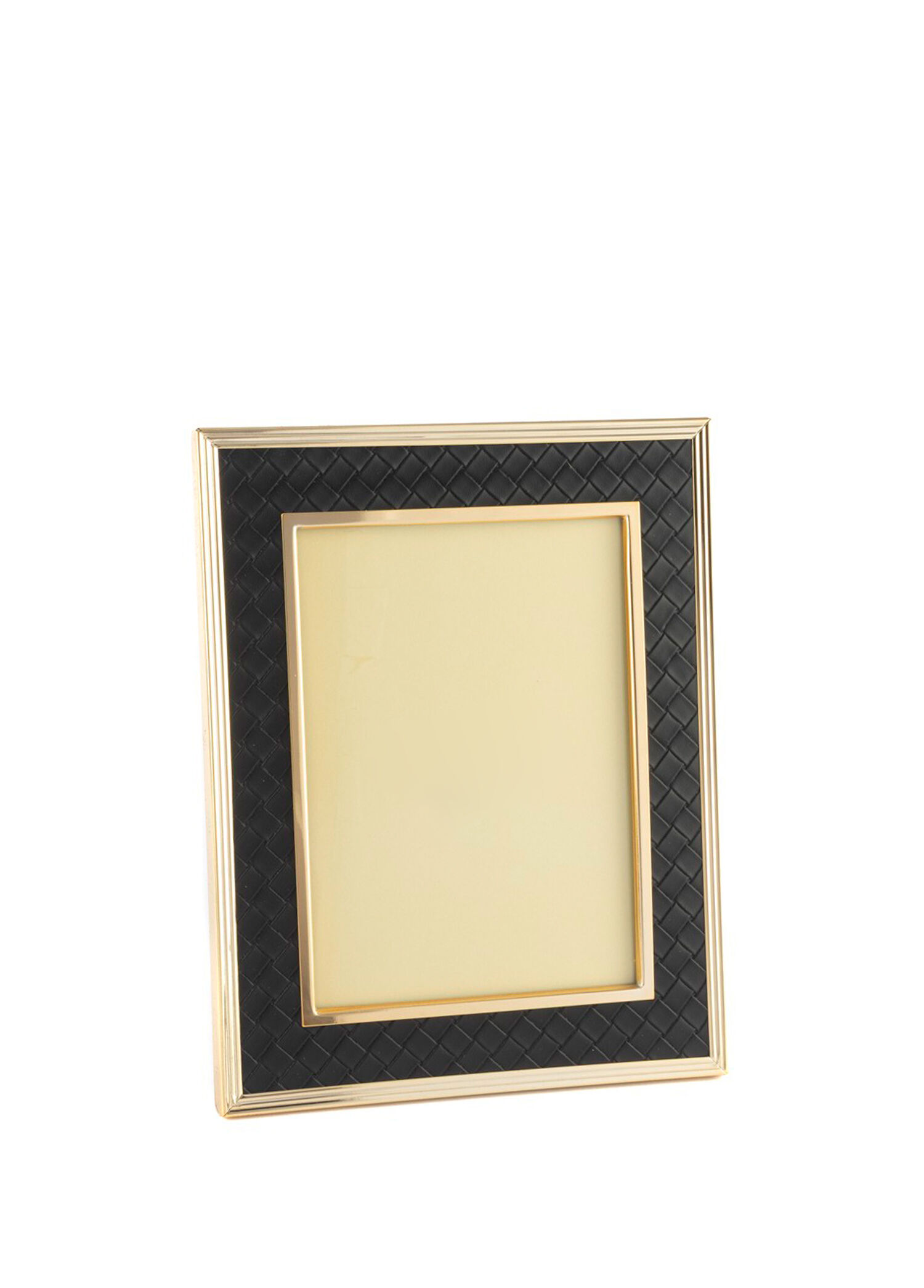 Siyah Gold Deri Çerçeve 13 x 18 cm
