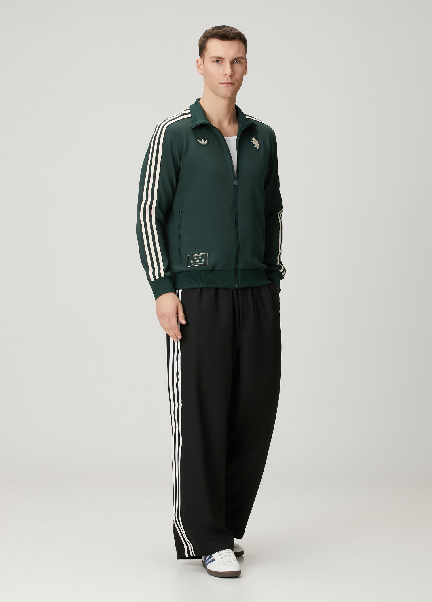 Adidas - Juventus Terrace Icons Yeşil Sweatshirt - Yeşil