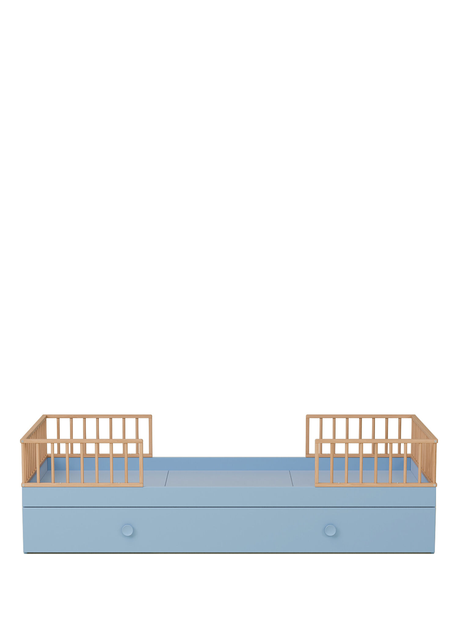 Dual Montessori Aqua Yavru Yataklı Çocuk Karyola 90 x 190 cm