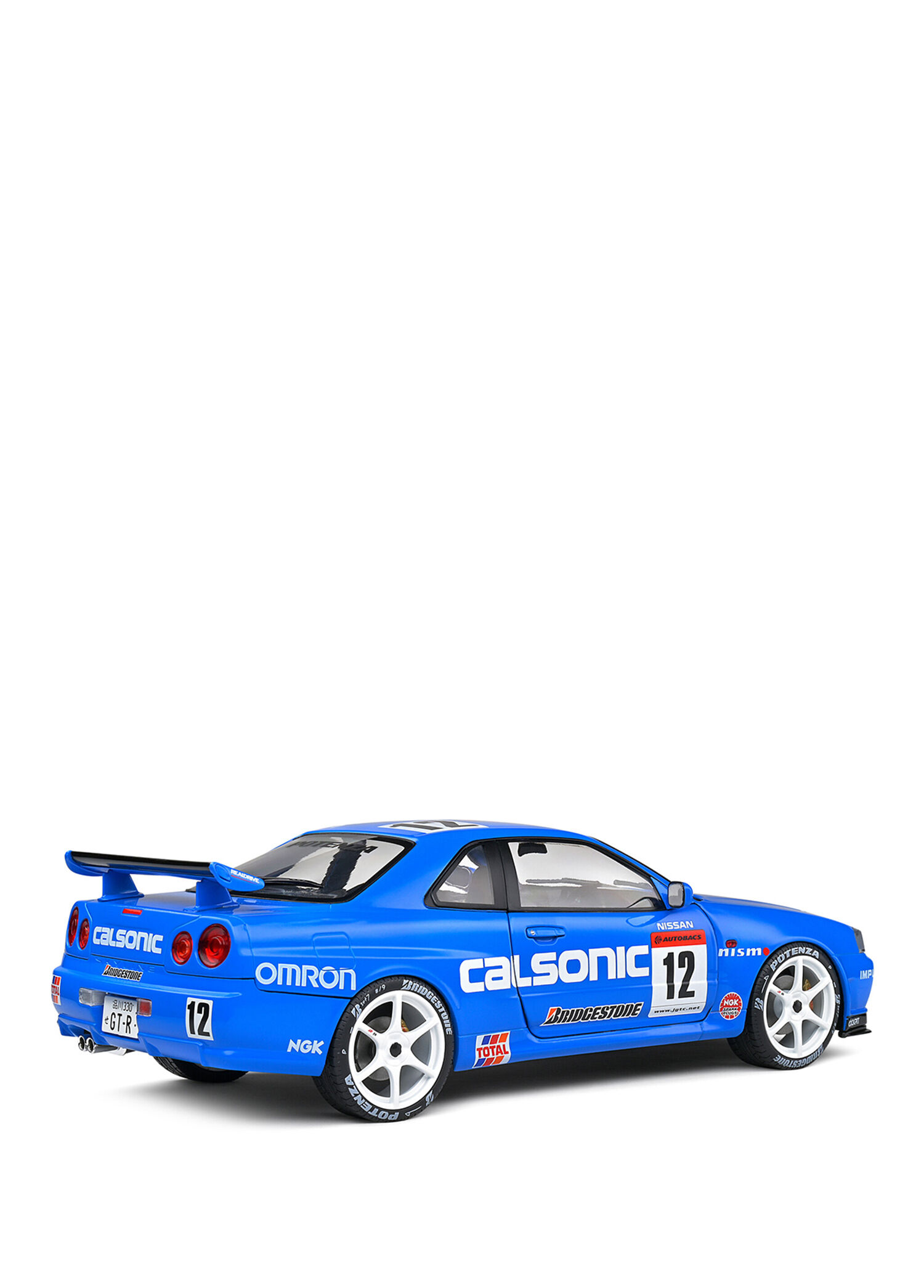 Solido - 1:18 2000 Nissan Skyline GT-R R34 #12 Calsonic Blue Model