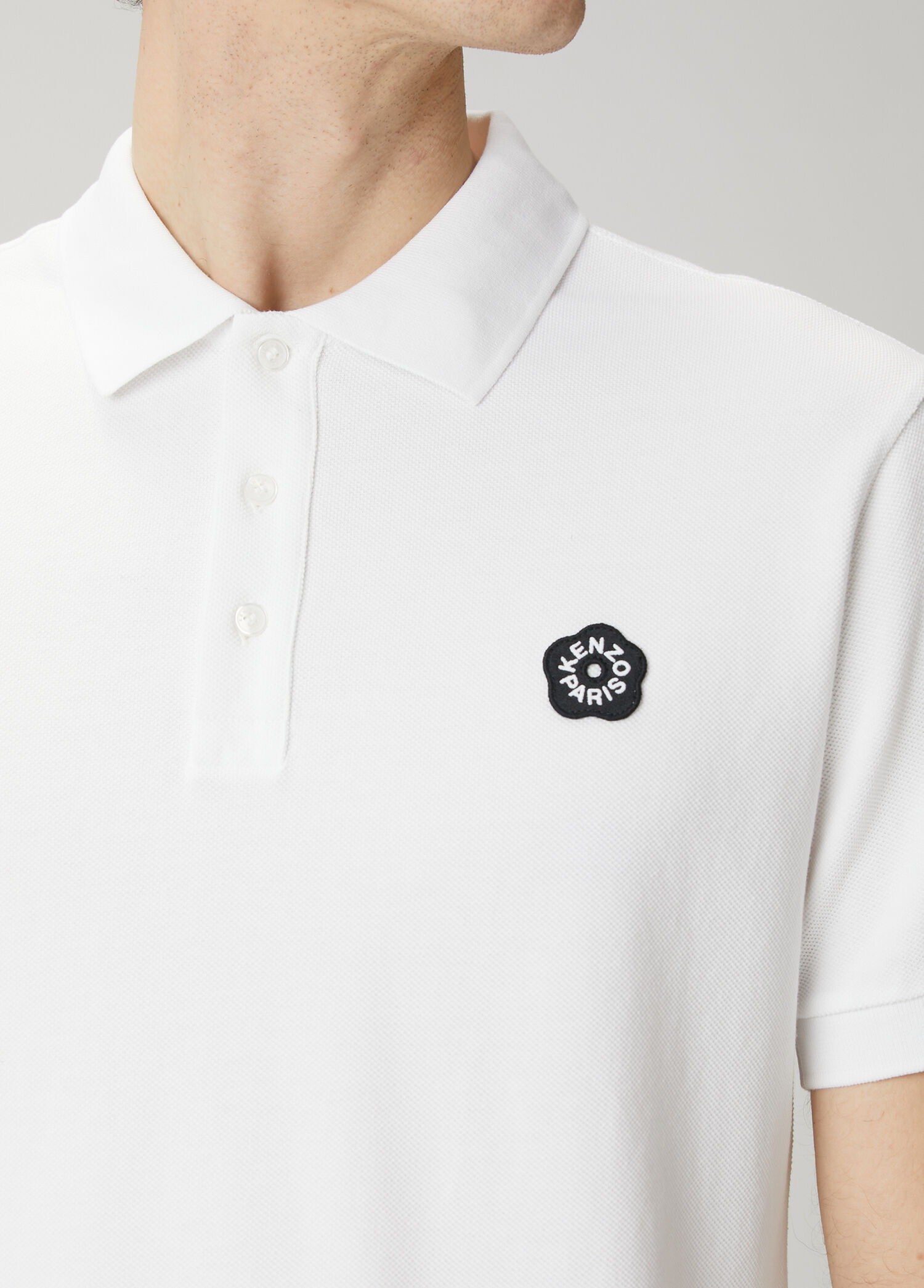 Kenzo Beyaz Erkek Boke Flower 2.0 Beyaz Polo Yaka T-shirt 1885883 Kenzo Beyaz Erkek Boke Flower 2.0 Beyaz Polo Yaka T-shirt 1885883