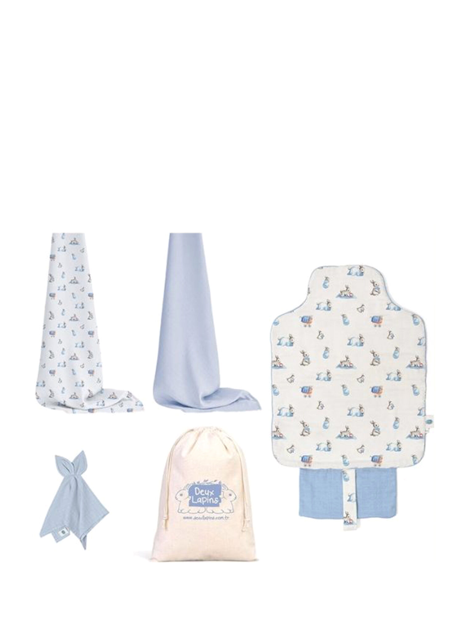 %100 Bébé Lapin Küçük Unisex Bebek Hediyelik Seti