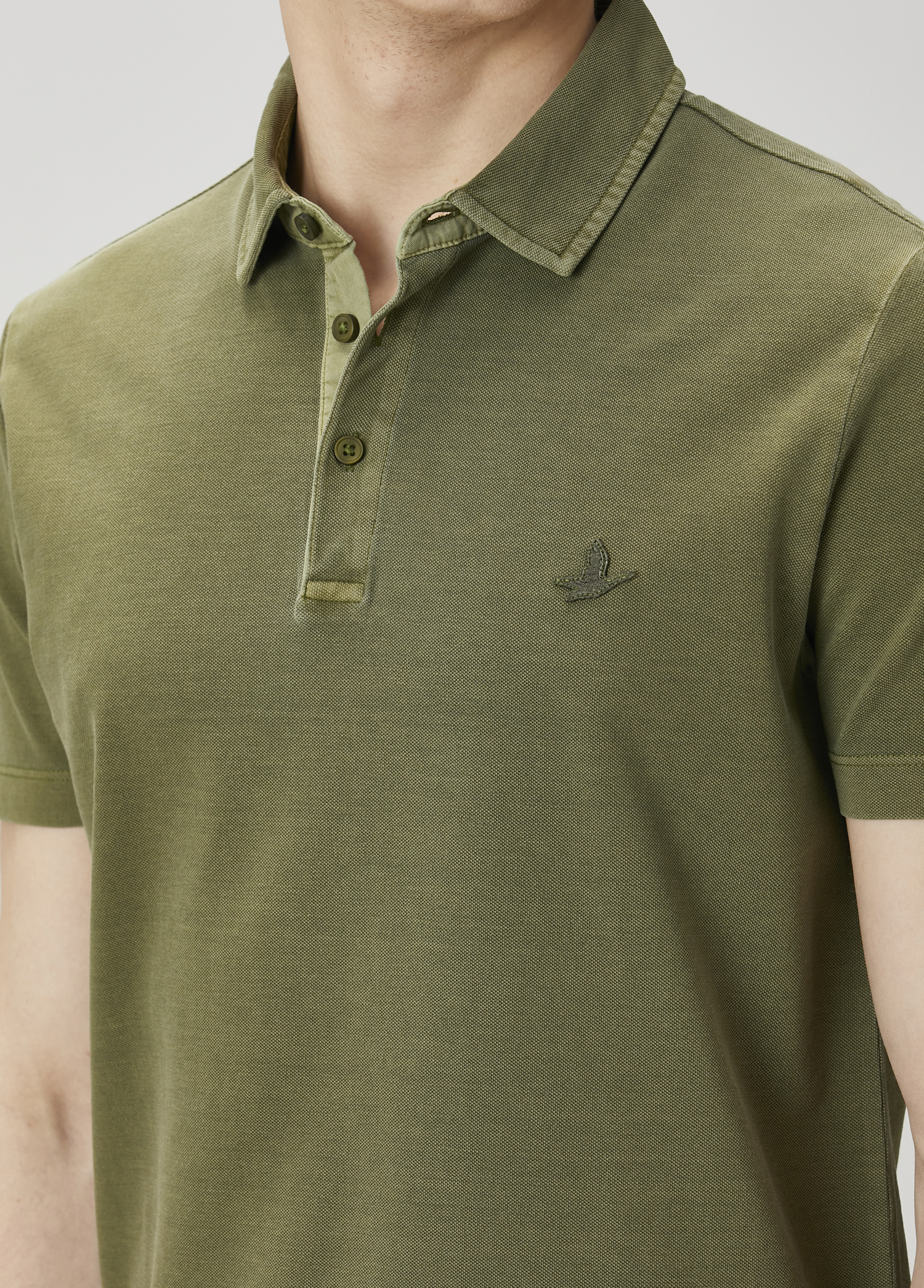 Comfort Fit Haki Polo T-shirt_5