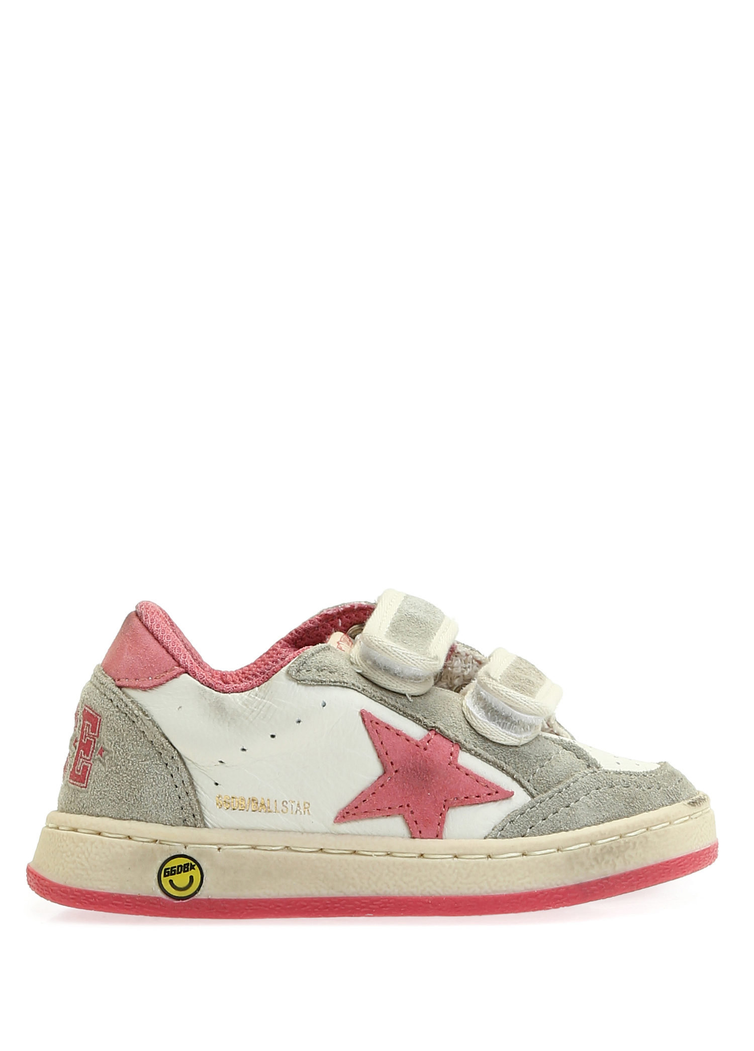 Ball Star Pembe Bebek Deri Sneaker