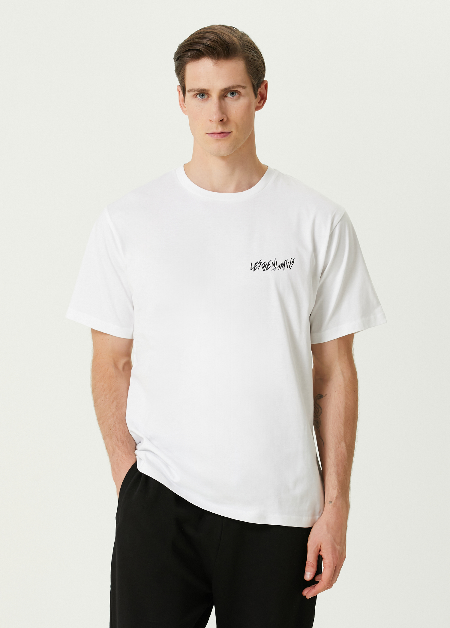 Relaxed Fit Beyaz T-shirt