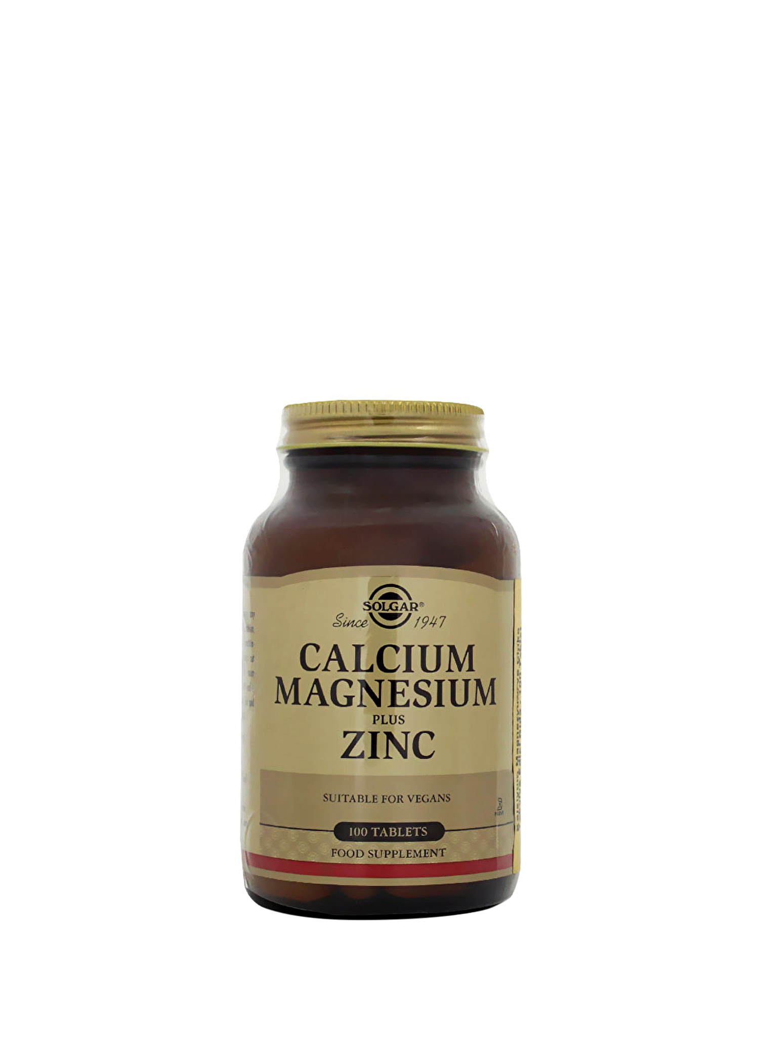 Calcium Magnesium Plus Zinc Aromasız Mineral 100 Tablet