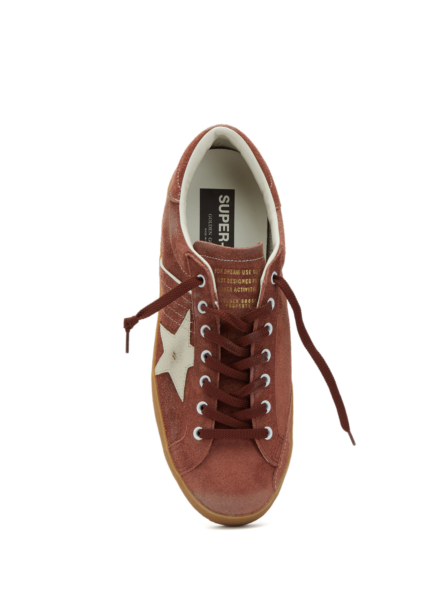 Golden Goose Kırmızı Erkek SuperStar Kırmızı Erkek Süet Sneaker
