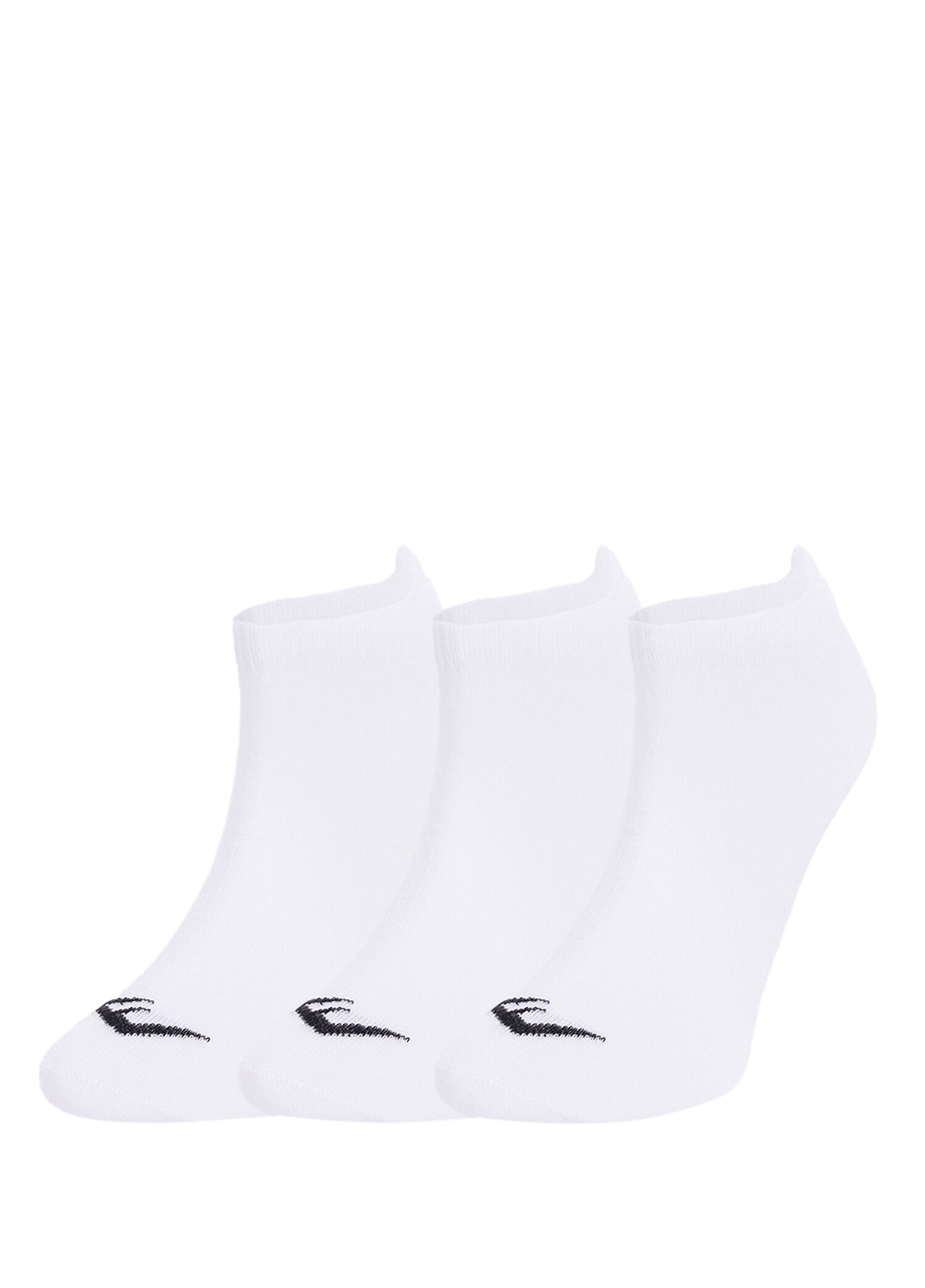 Econ 3'lü Beyaz Unisex Patik Çorap