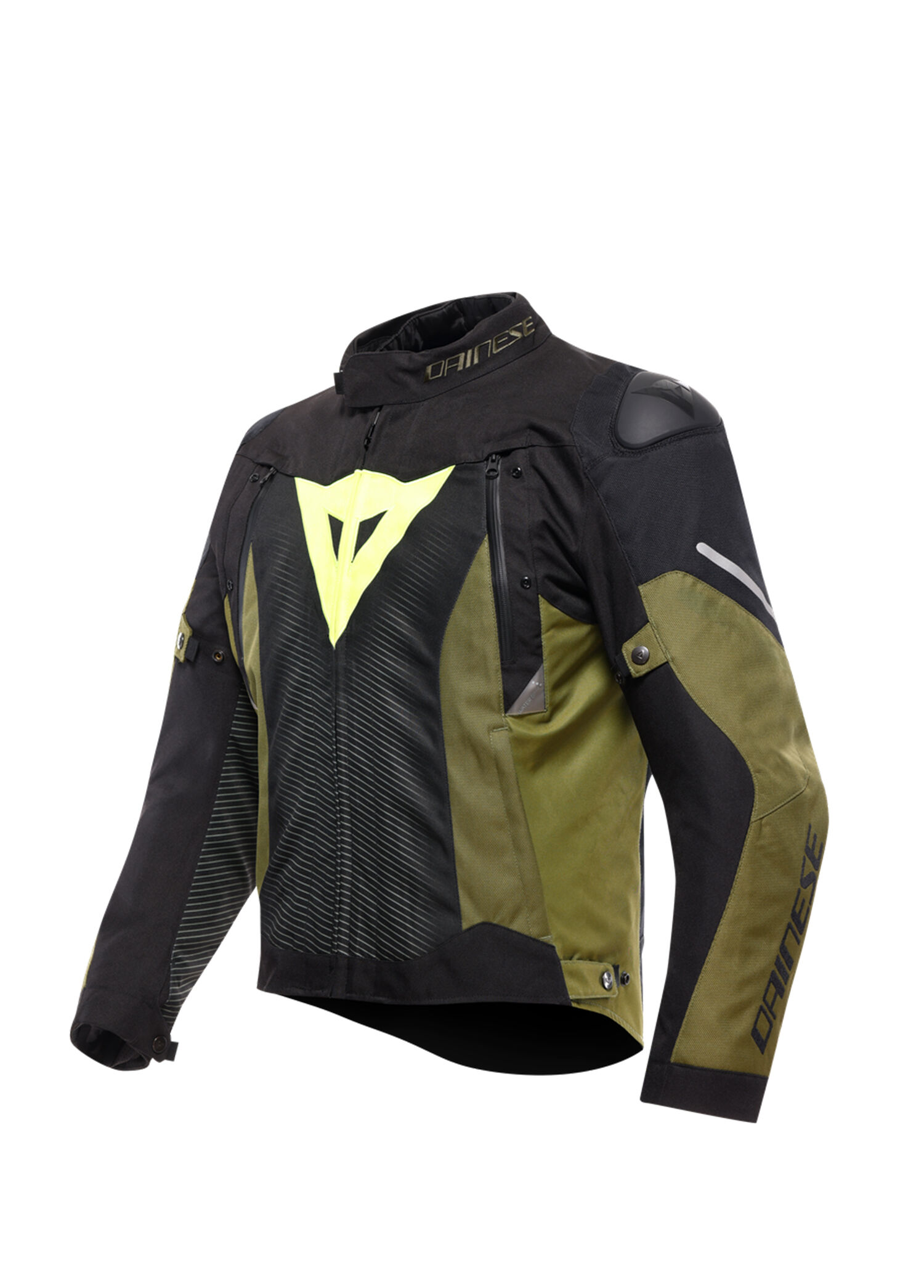 Super Sprint Black Green Fluo Yellow D-Dry Erkek Motosiklet Montu
