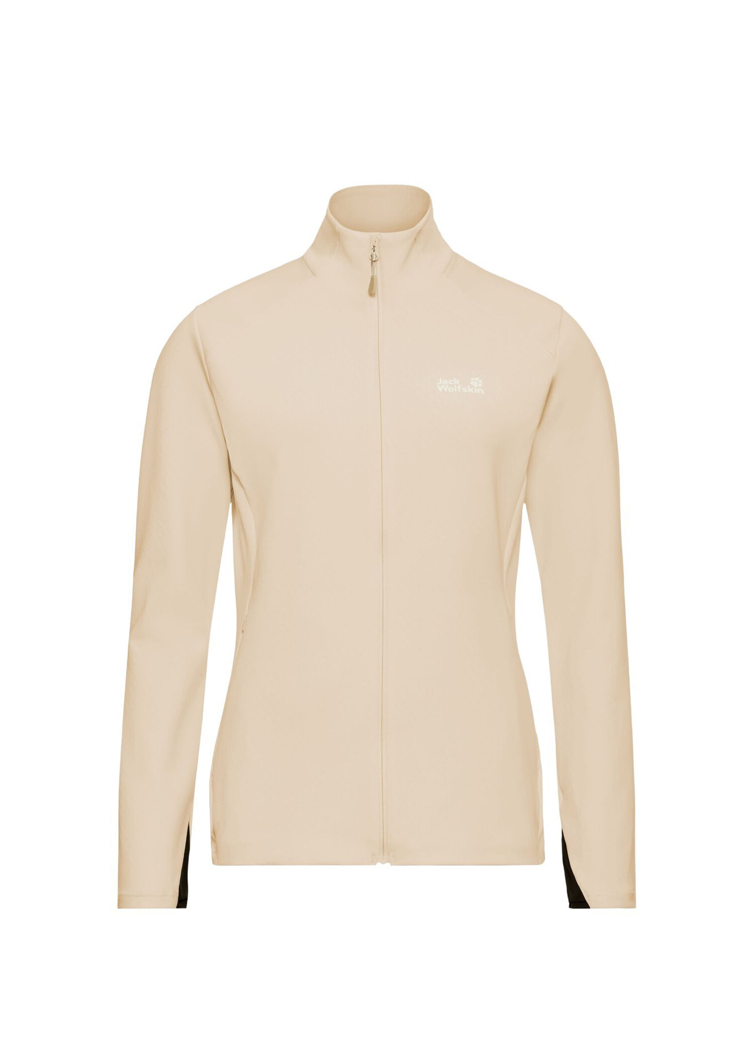Jack Wolfskin - Rockpaw 3L Beige Stand-Up Collar Zipper Women's Outdoor Jacket