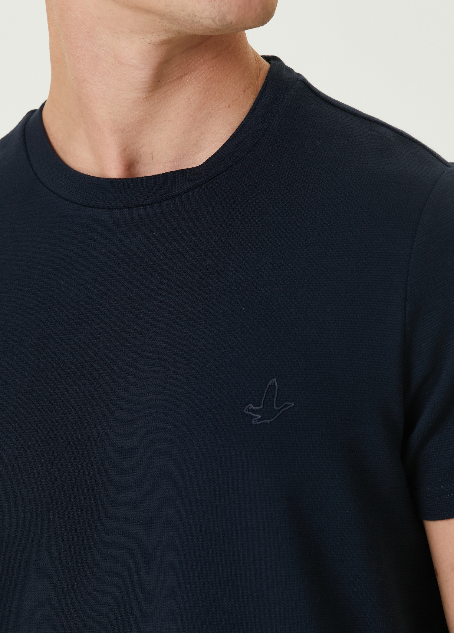 Relax Fit Lacivert T-shirt_5