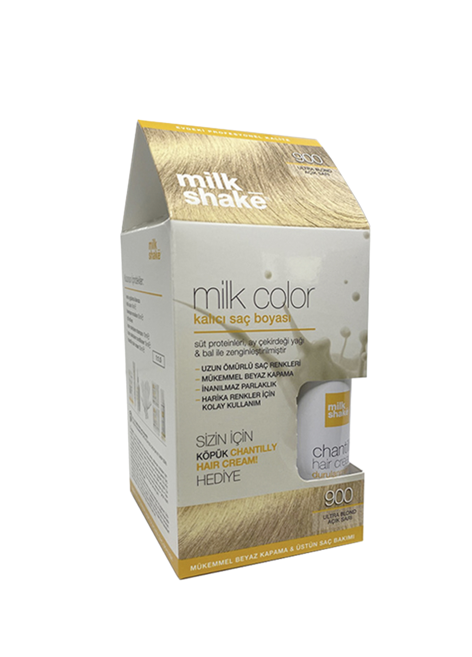 Milk Color Ultra Blond Açık Sarı Kalıcı Kit Boya