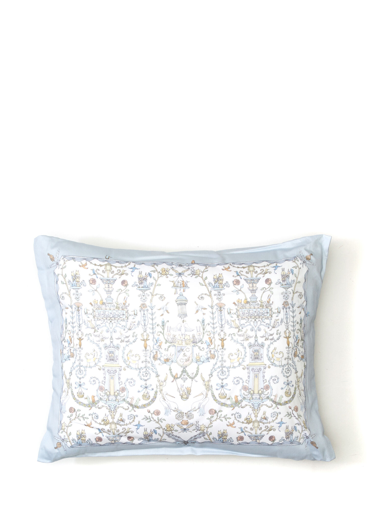 Toile de Jouy Blue Yastık Kılıfı