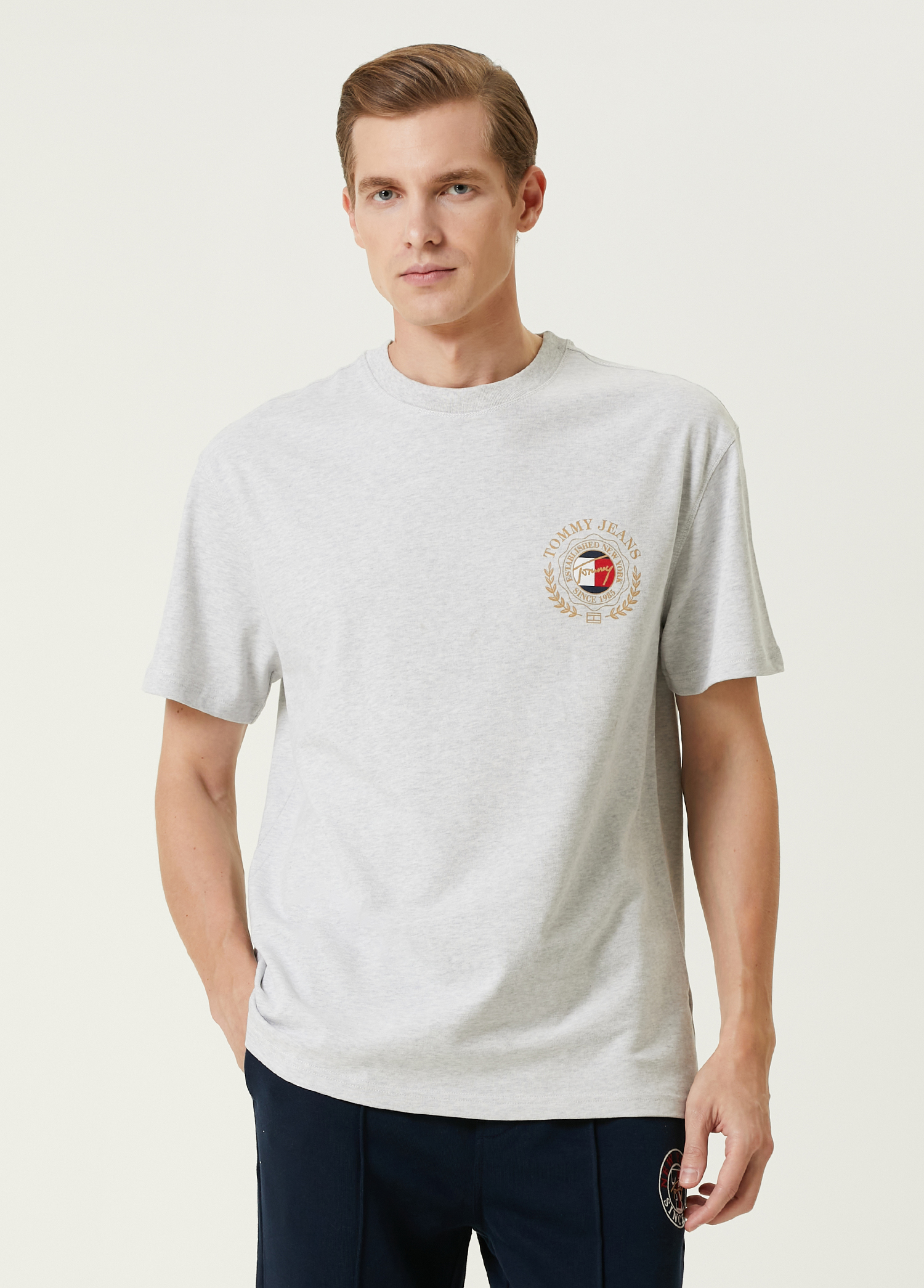 Prep Luxe Gri T-shirt