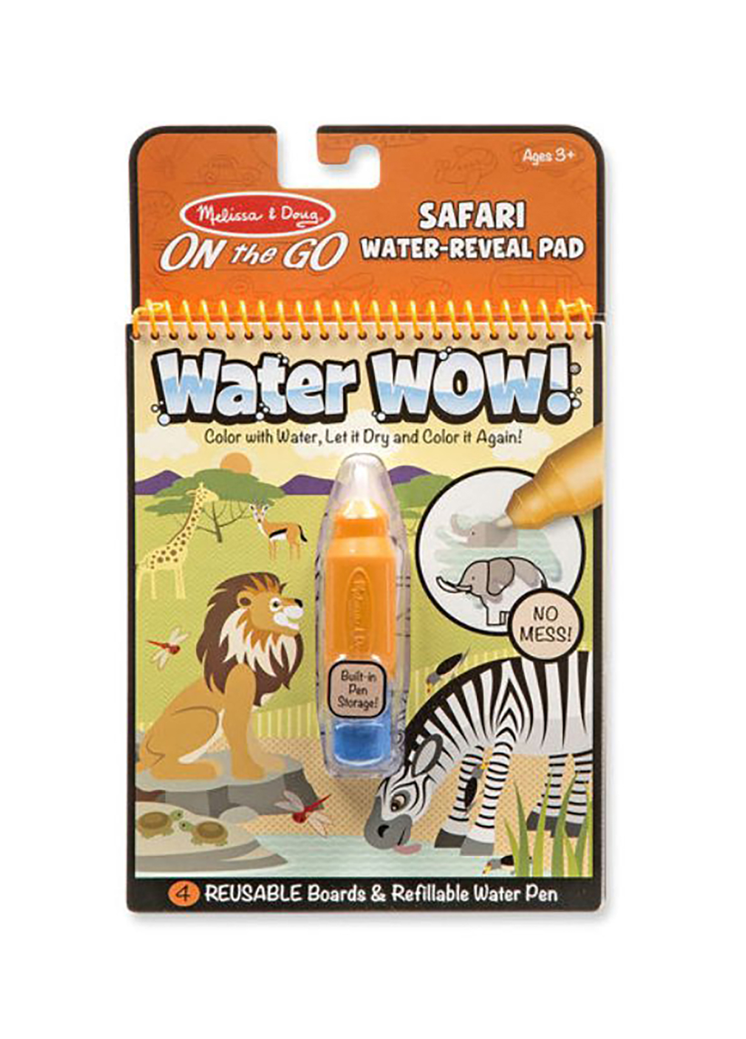 Water Wow Su ile Safari Boyama Kitabı