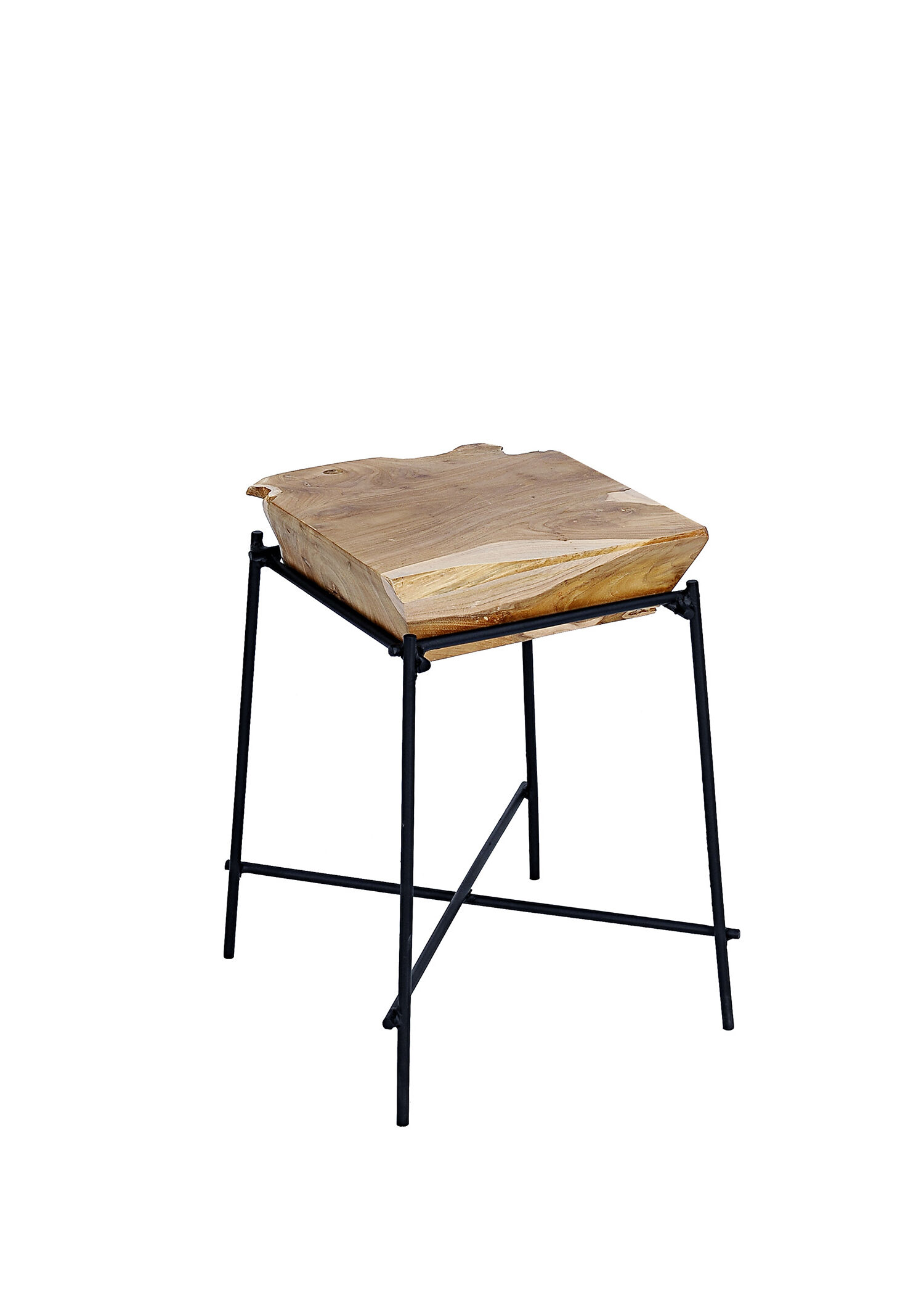 Alina Teak Kare Sehpa 40x45 cm
