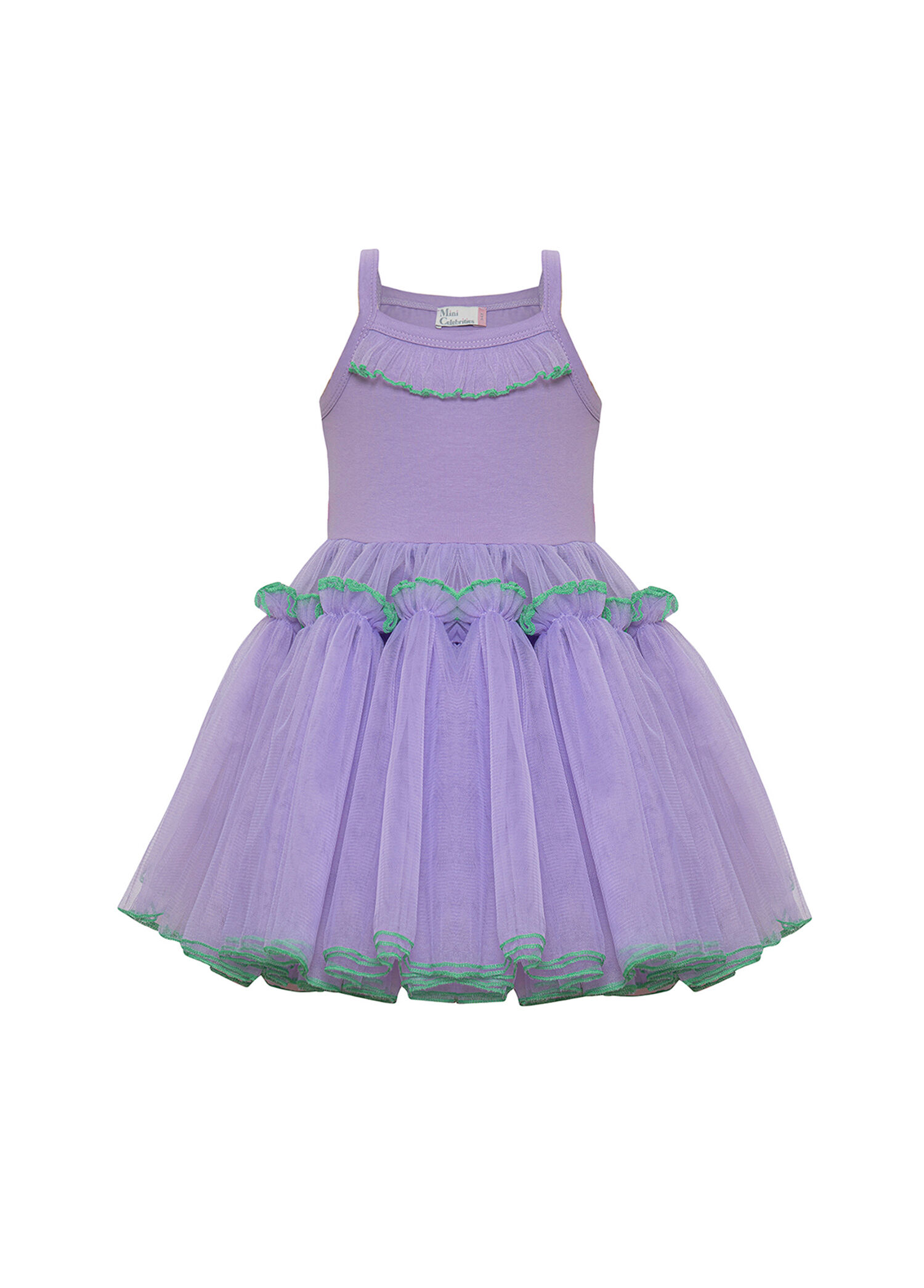 Dolly Lila Kız Bebek Çocuk Tütü Elbise