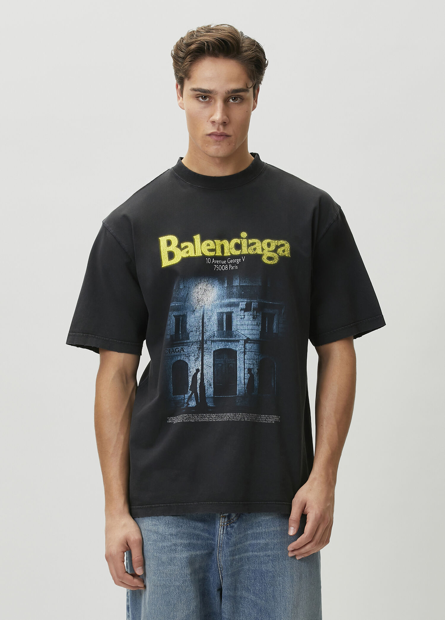 Black Logo Printed T-Shirt