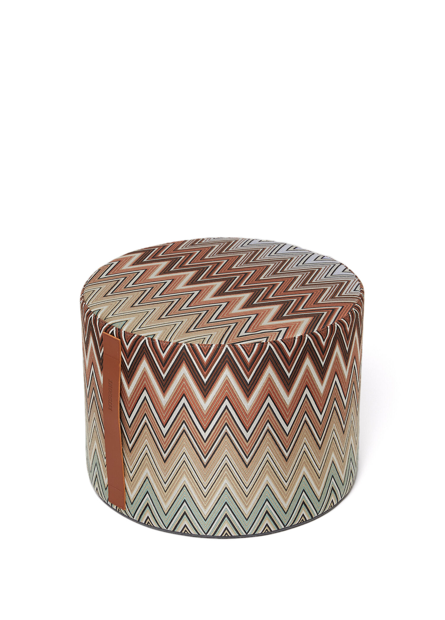 Missoni Home - Birmingham Zikzak Desenli Puf - Çok Renkli
