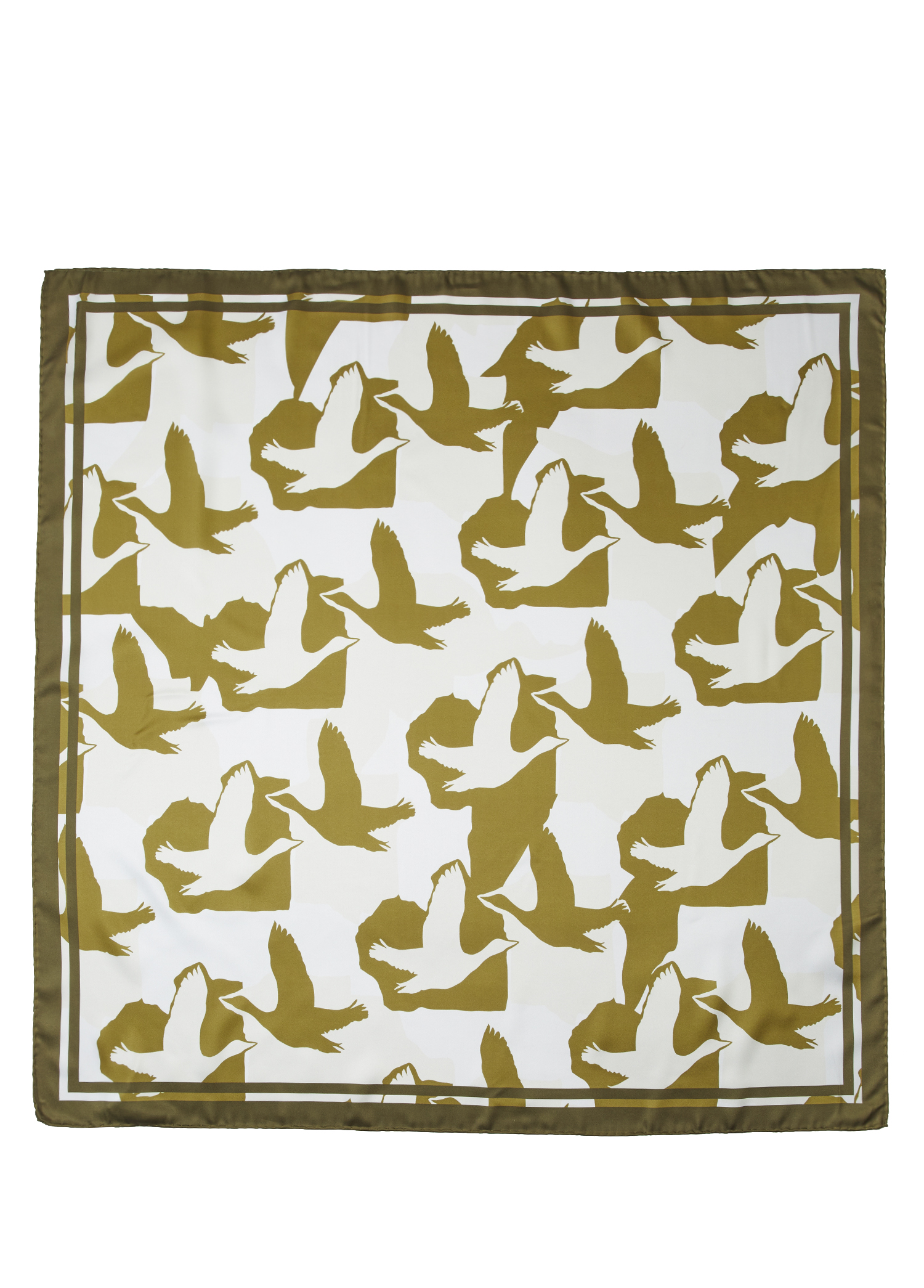 Çok Renkli 90x90 cm Twill Eşarp