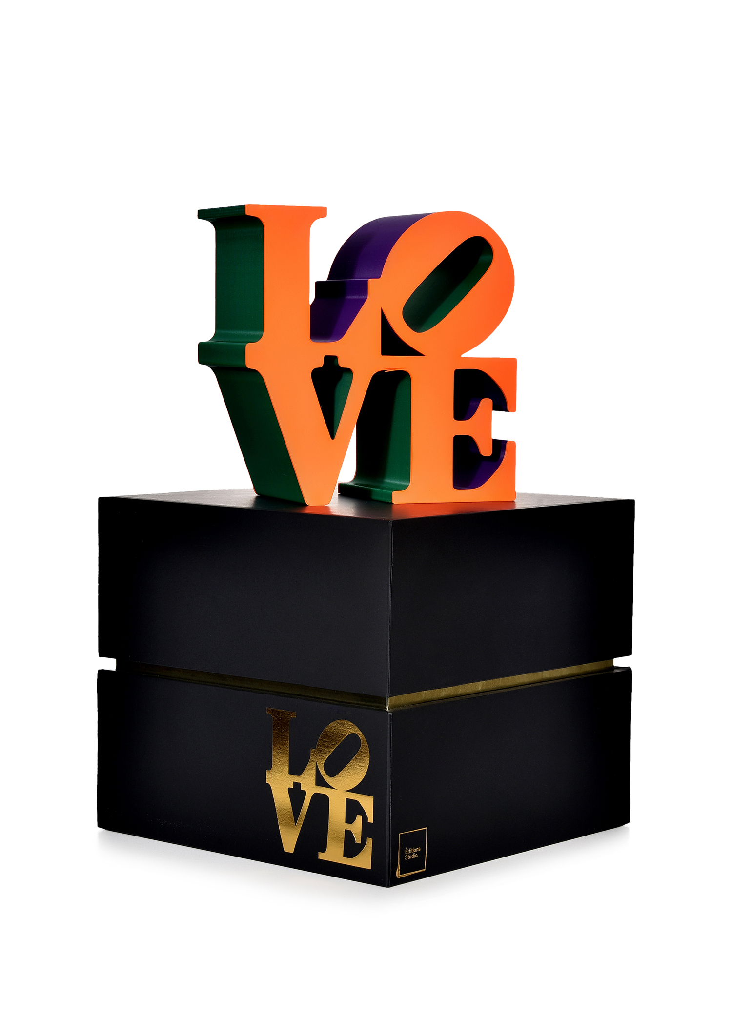 Robert Indiana Love Medium Çok Renkli Heykel