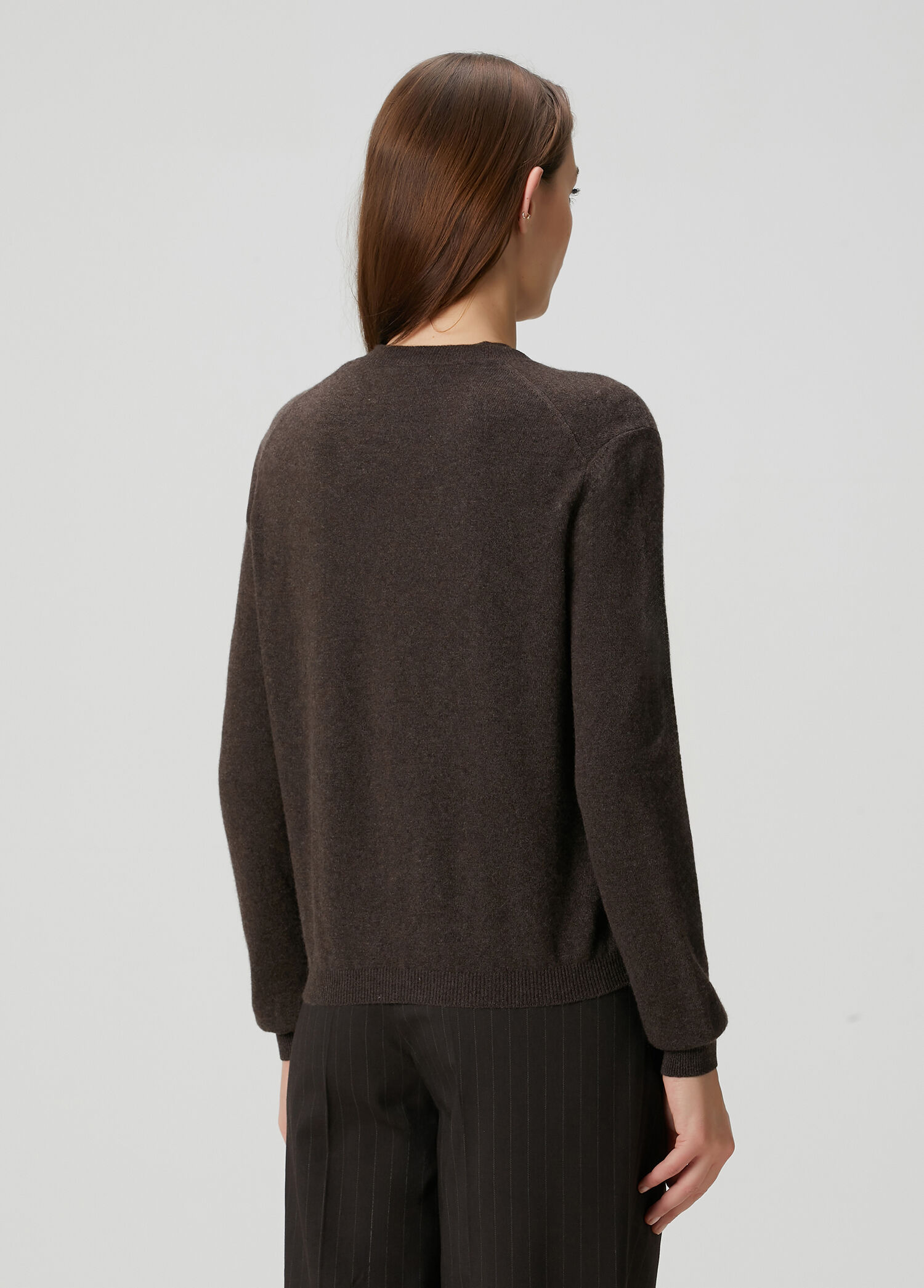Ferragamo - Brown Cashmere Knit Cardigan