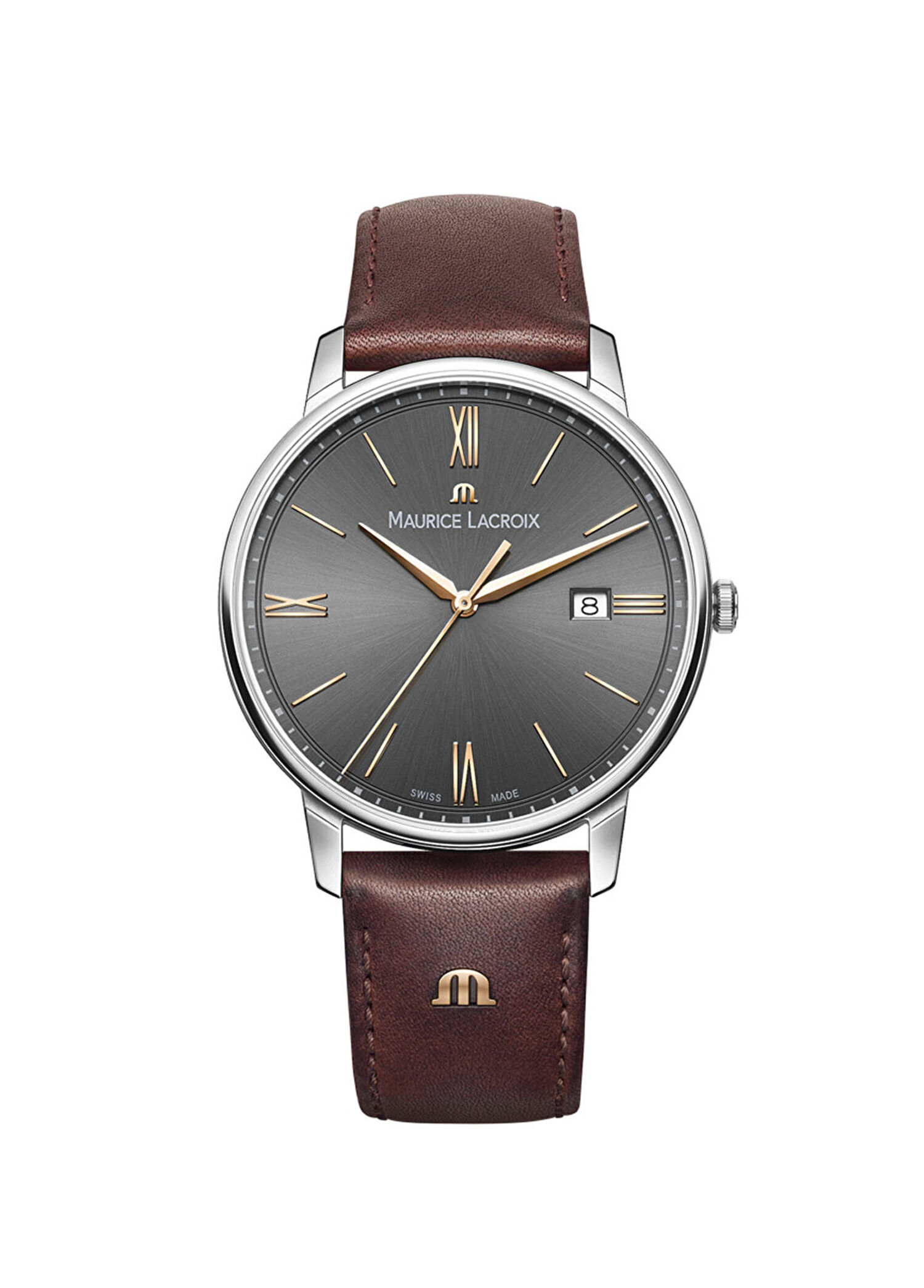 Maurice Lacroix Kahverengi Erkek ML-EL1118SS001311-1 Kahverengi