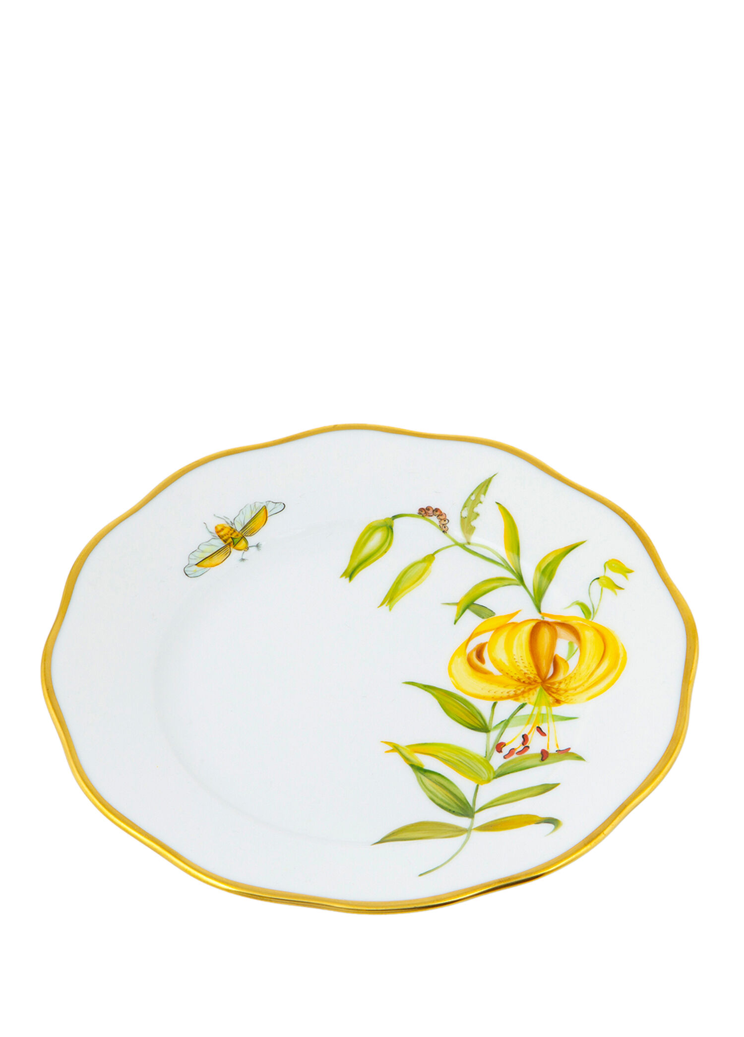 American Wild Flowers Desenli Porselen Tatlı Tabağı 21 cm
