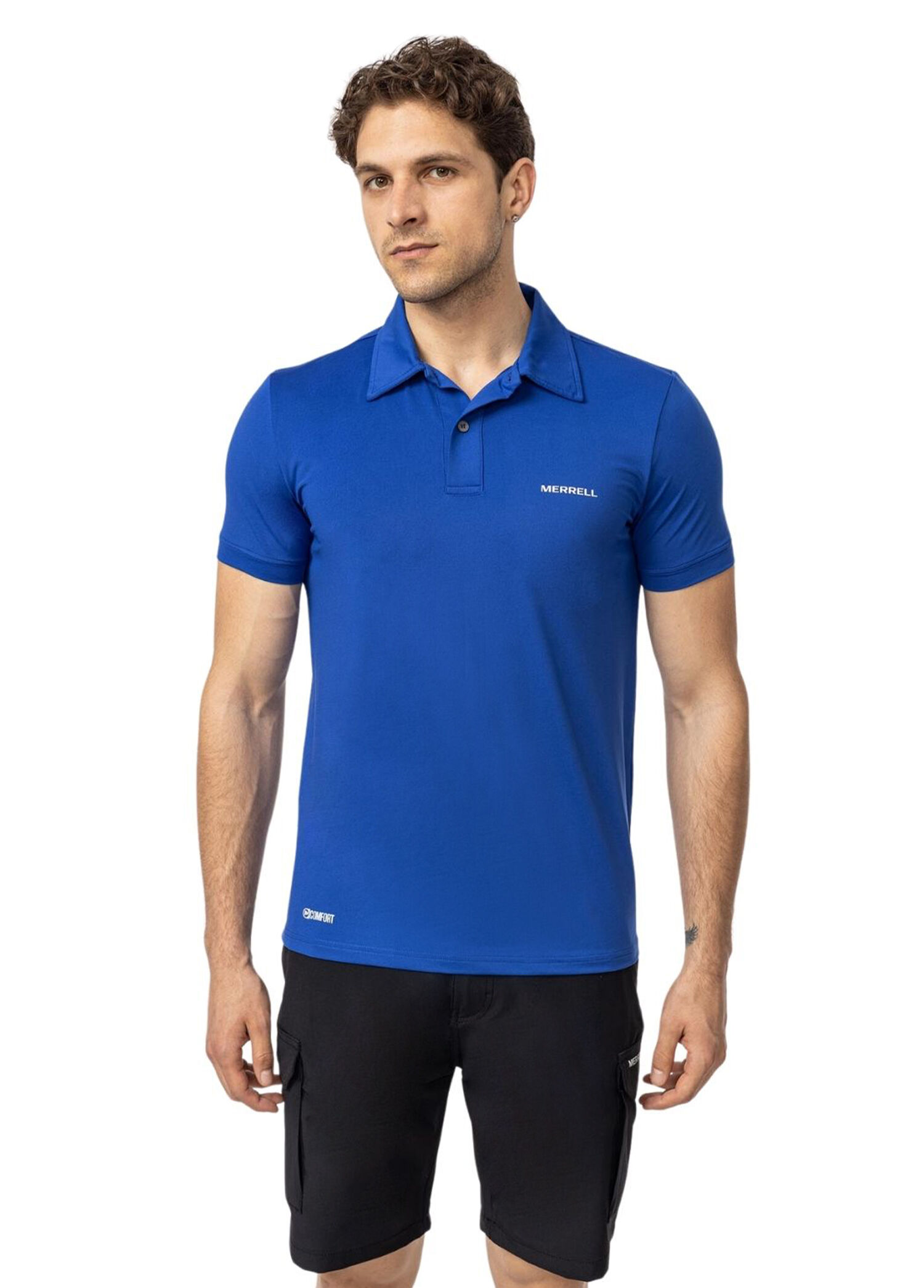 Pro Mavi Polo Yaka Kısa Kollu Erkek T-Shirt