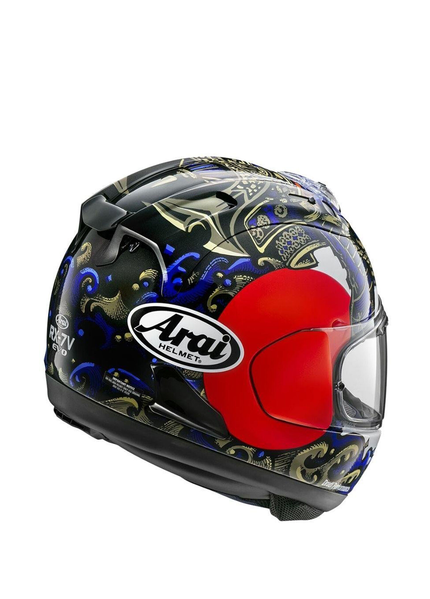 Arai - RX-7 V Evo Samurai Kapalı Motosiklet Kaskı - Çok Renkli