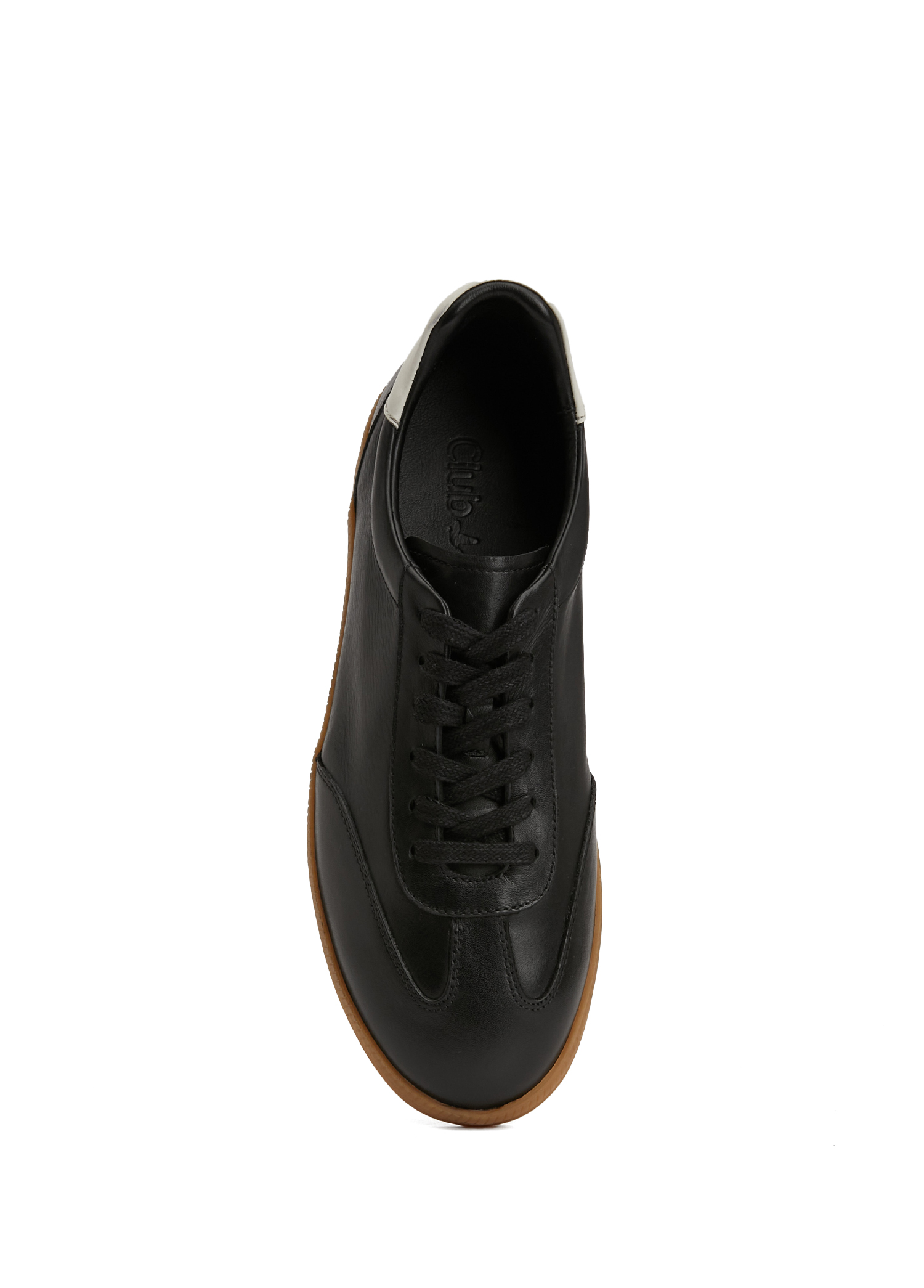 Siyah Erkek Deri Sneaker_8