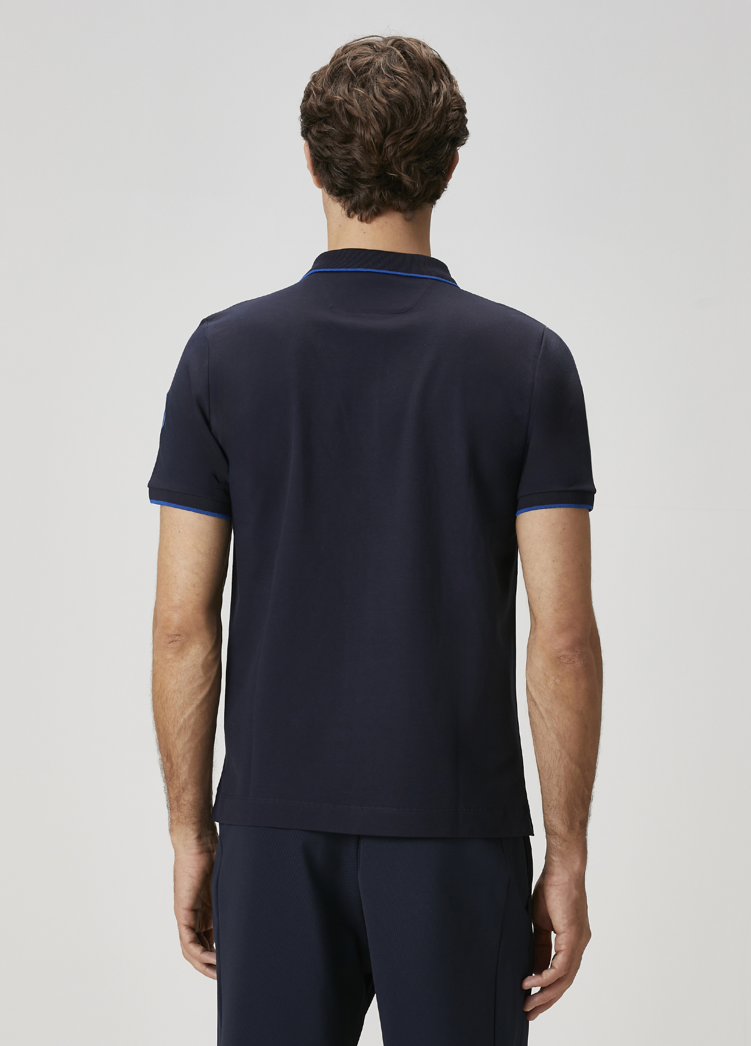 X Anadolu Efes Lacivert Polo Yaka T-shirt_5