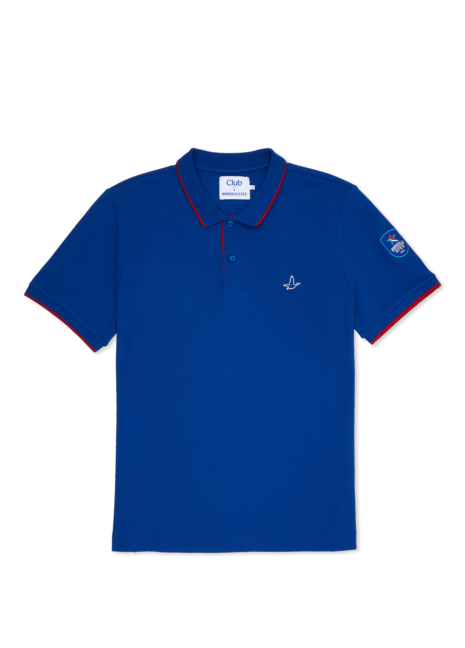X Anadolu Efes Mavi Polo Yaka T-shirt_10