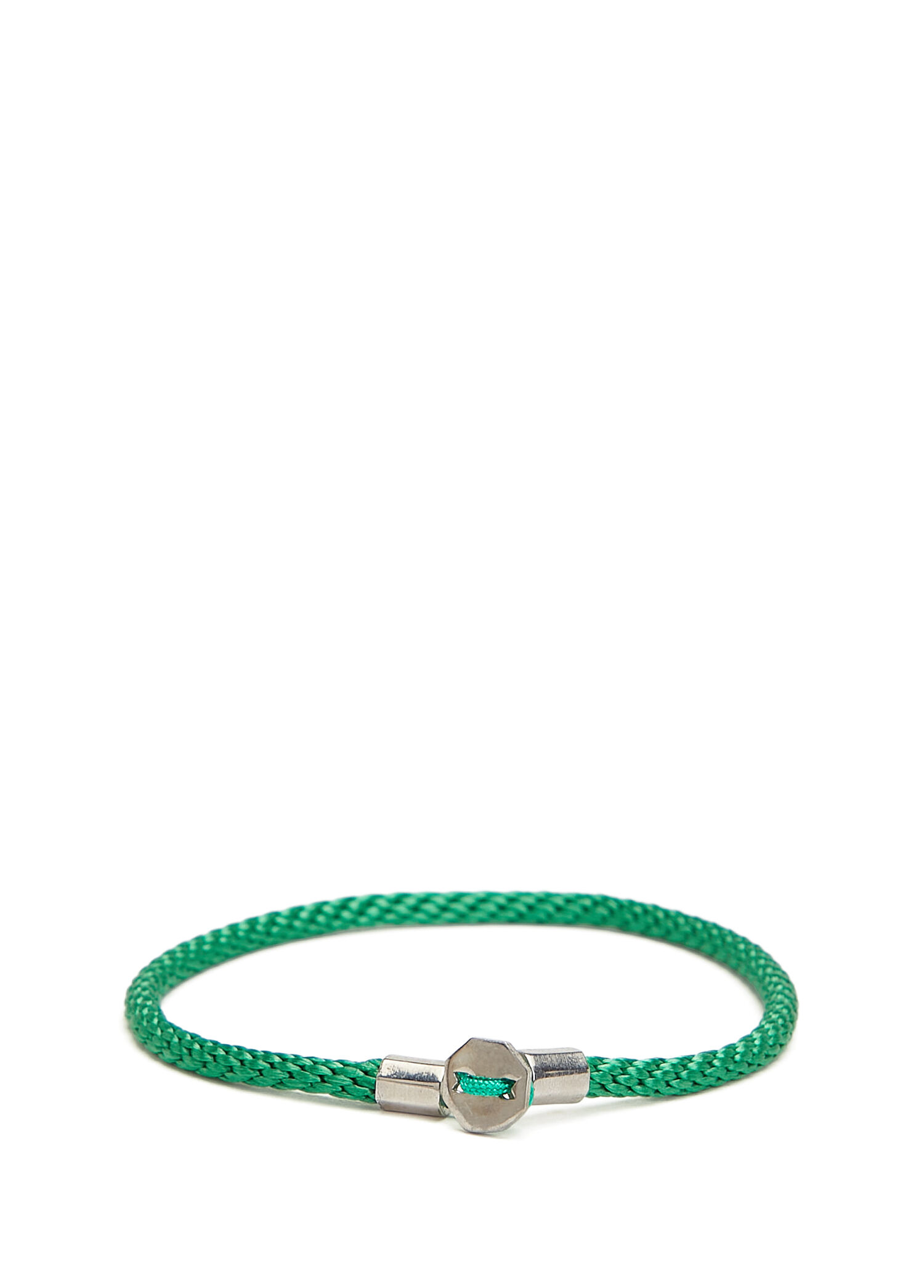 Green Knit Erkek Gümüş Bileklik