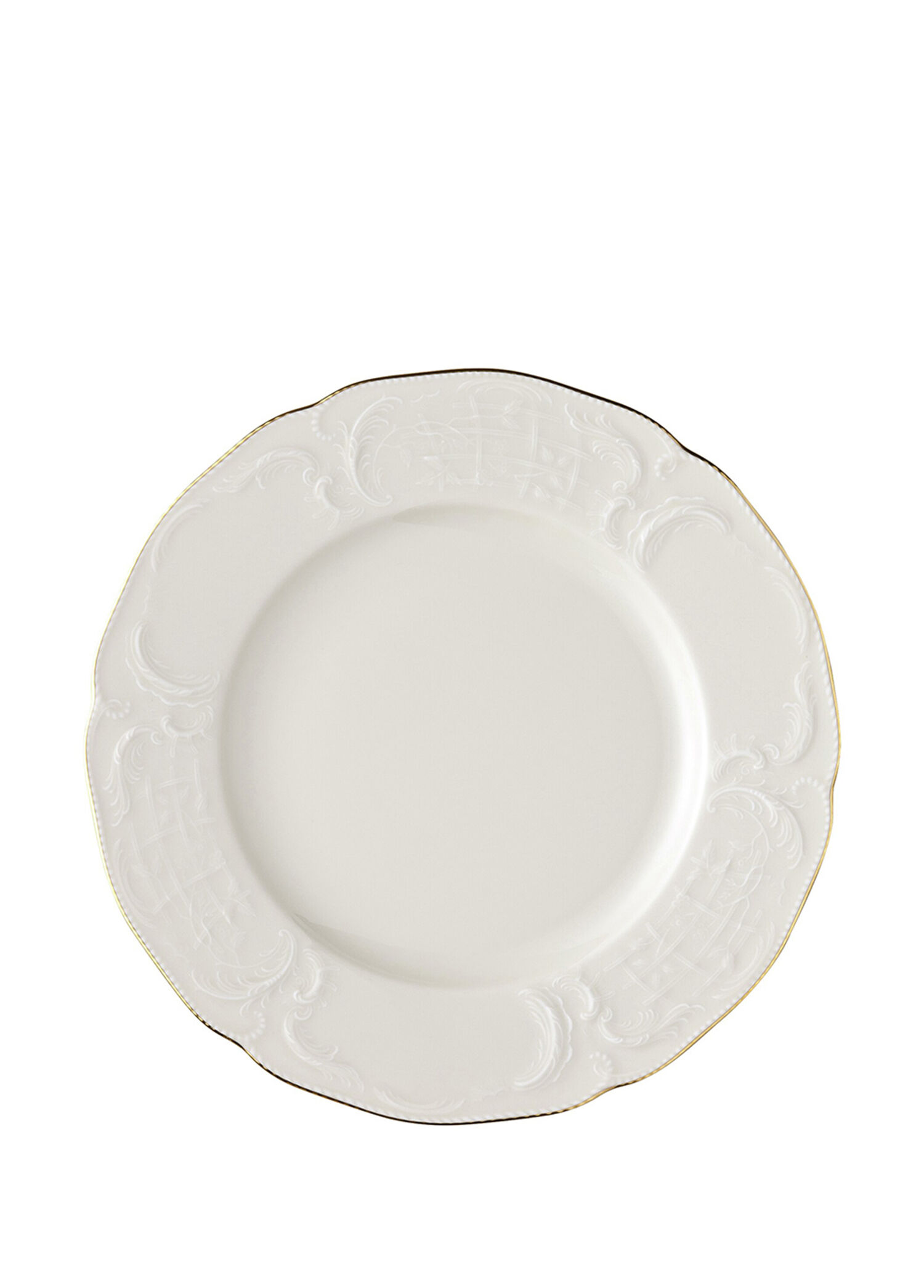 Sanssouci Elfenbein Gold Porselen Yemek Tabağı 26 cm