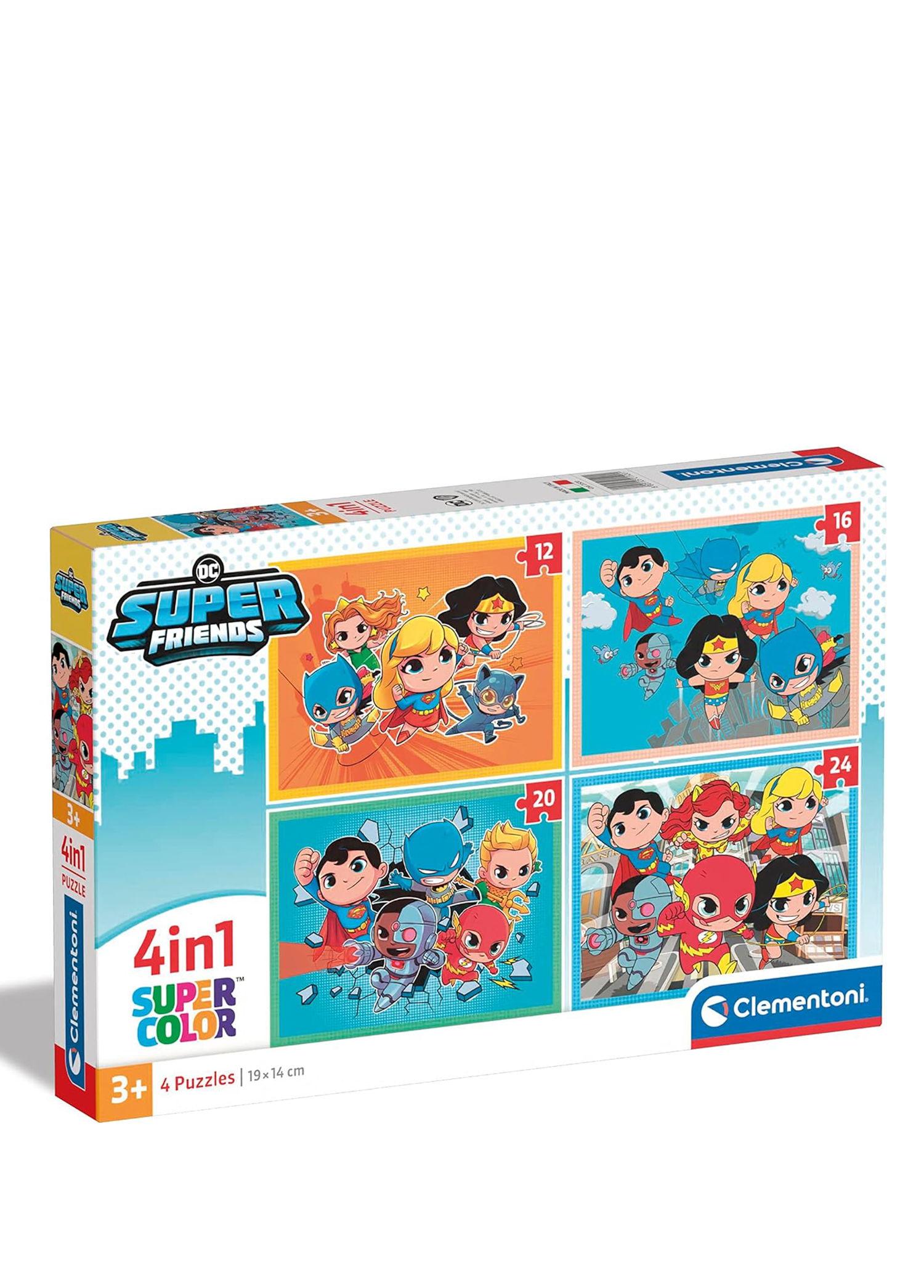 DC Super Friends 70 Parça 4 in 1 Puzzle