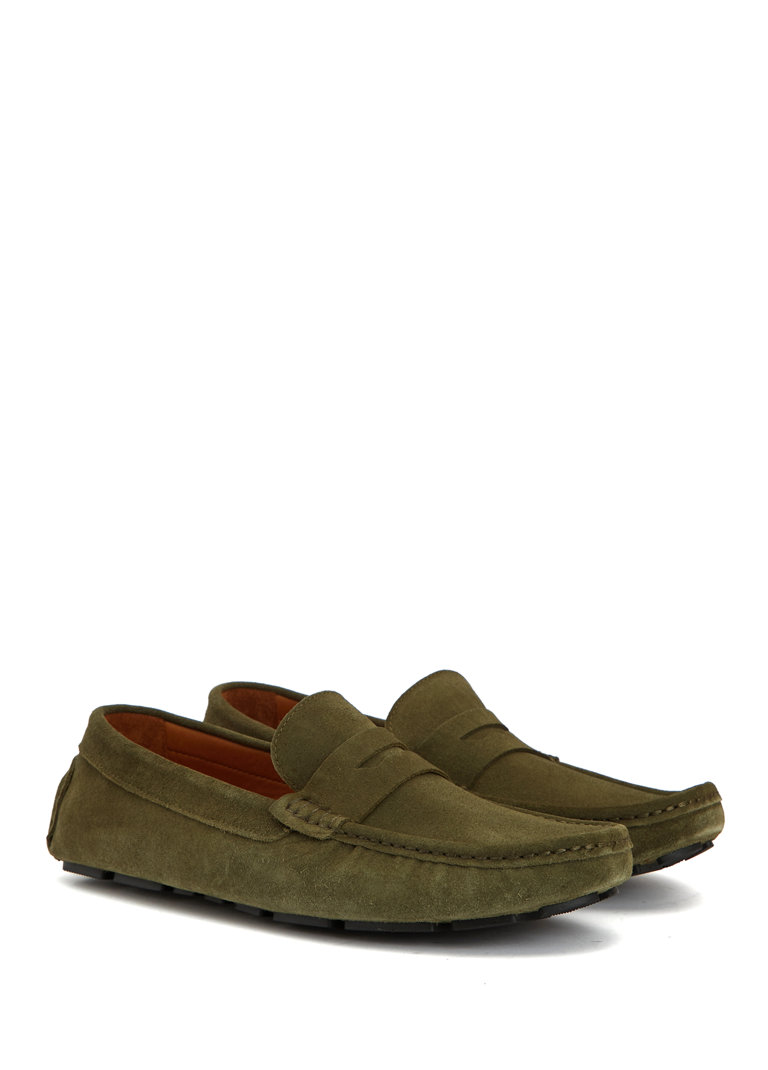 Haki Erkek Süet Loafer_1