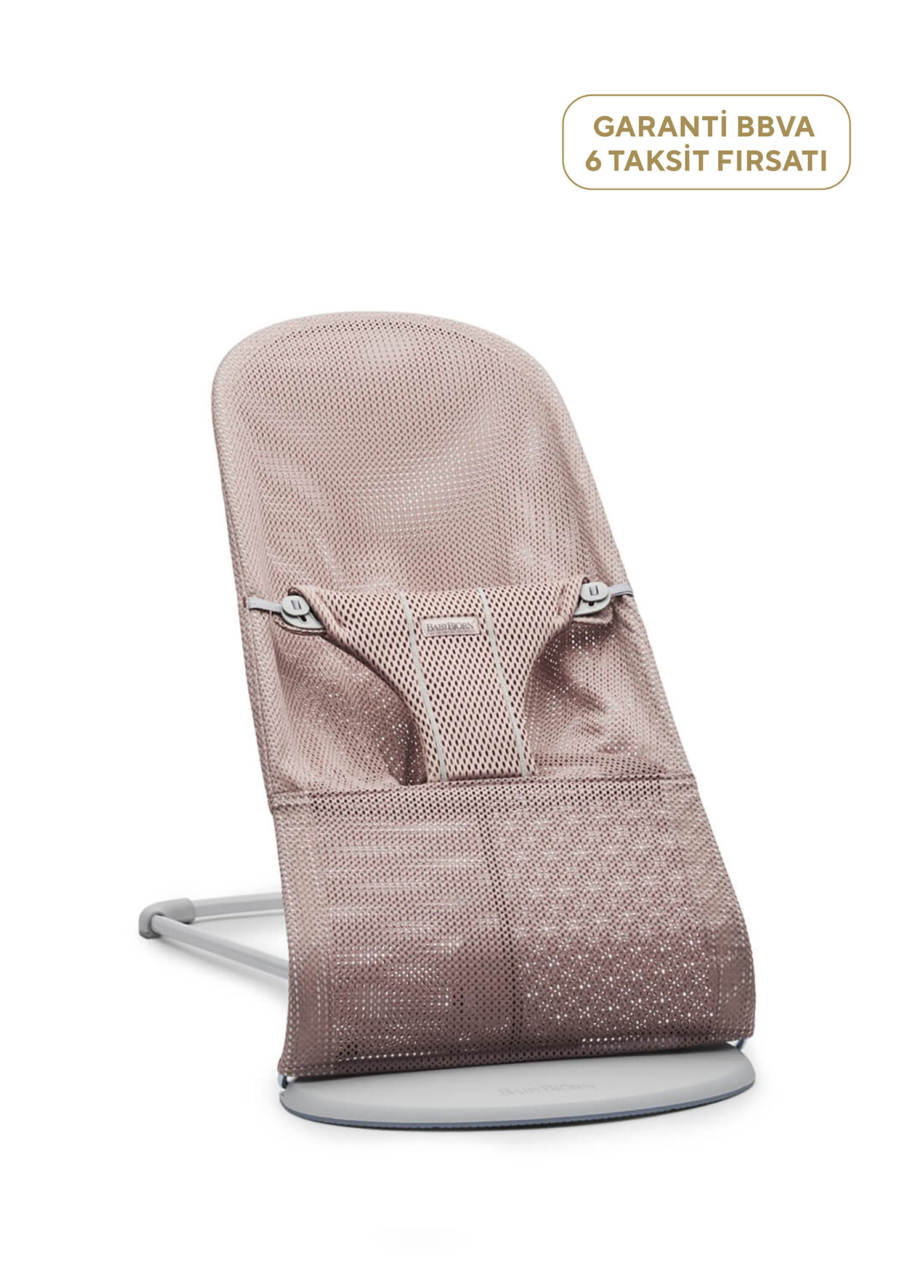 Bliss Dusty Pink Mesh 3 Kademeli Ana Kucağı
